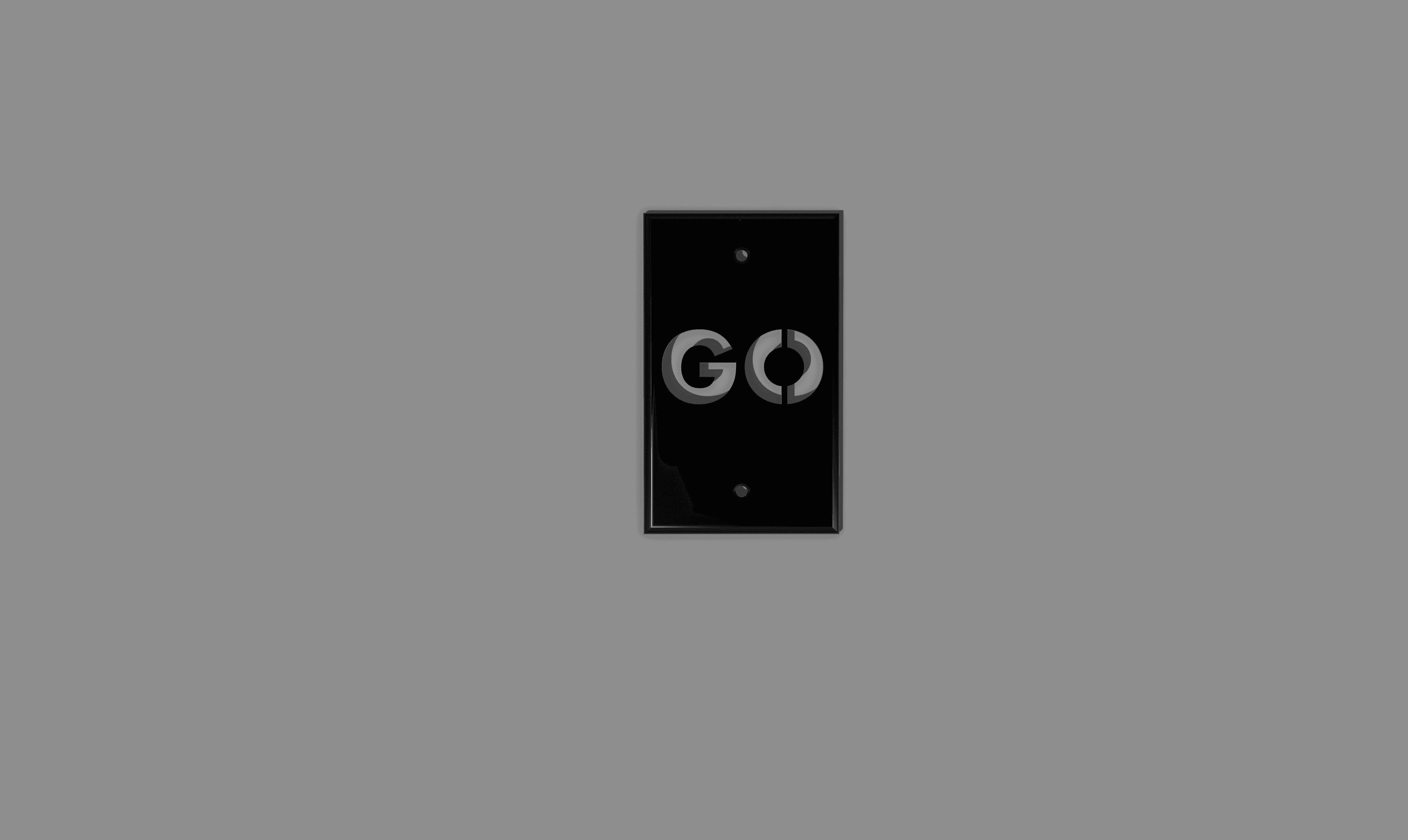 GO Light Wall Plate 3d model