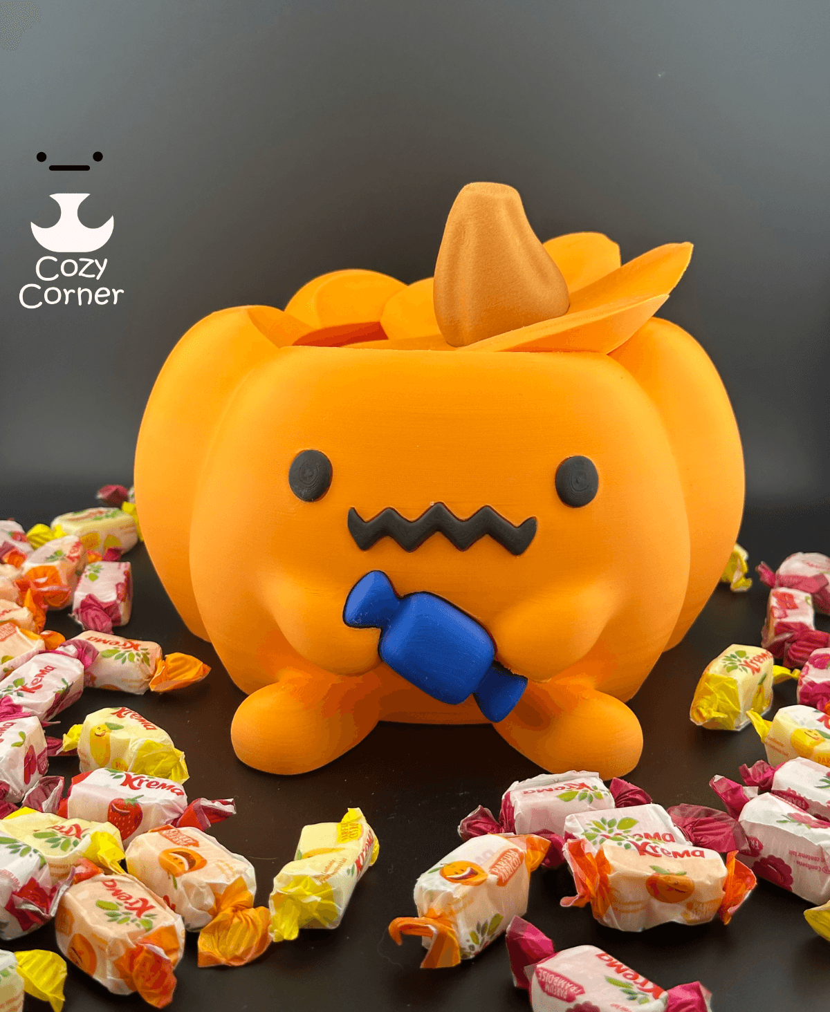 Pumpkin candy bowl 3d model