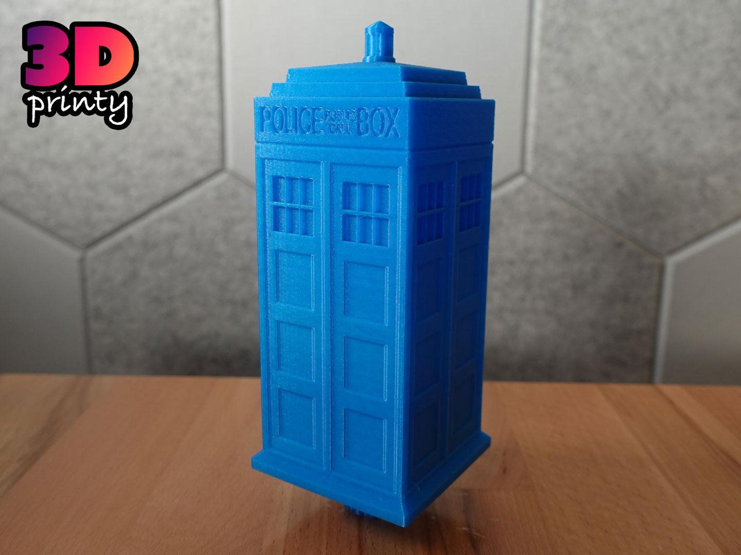 Print-in-Place Twisty Puzzle - TARDIS 3d model