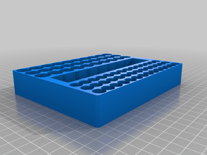 Battery Organizer for IKEA Moppe Drawer 3d model