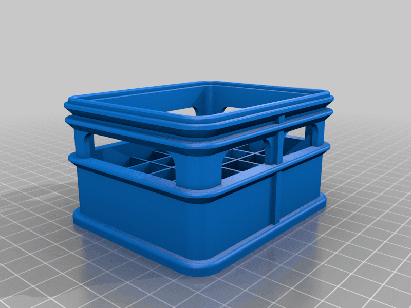 Stackable AAA Beer Crate 3d model