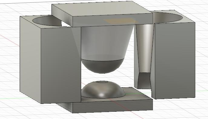 Dental Resimix Anmischbecher 3d model