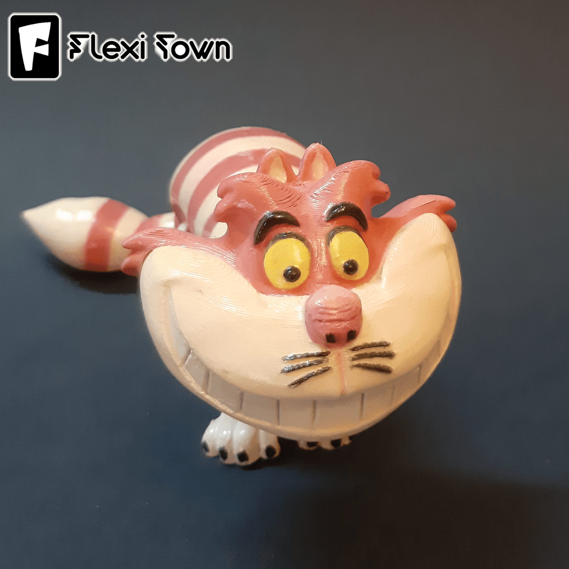 Flexi Print-in-Place Cheshire Cat 3d model