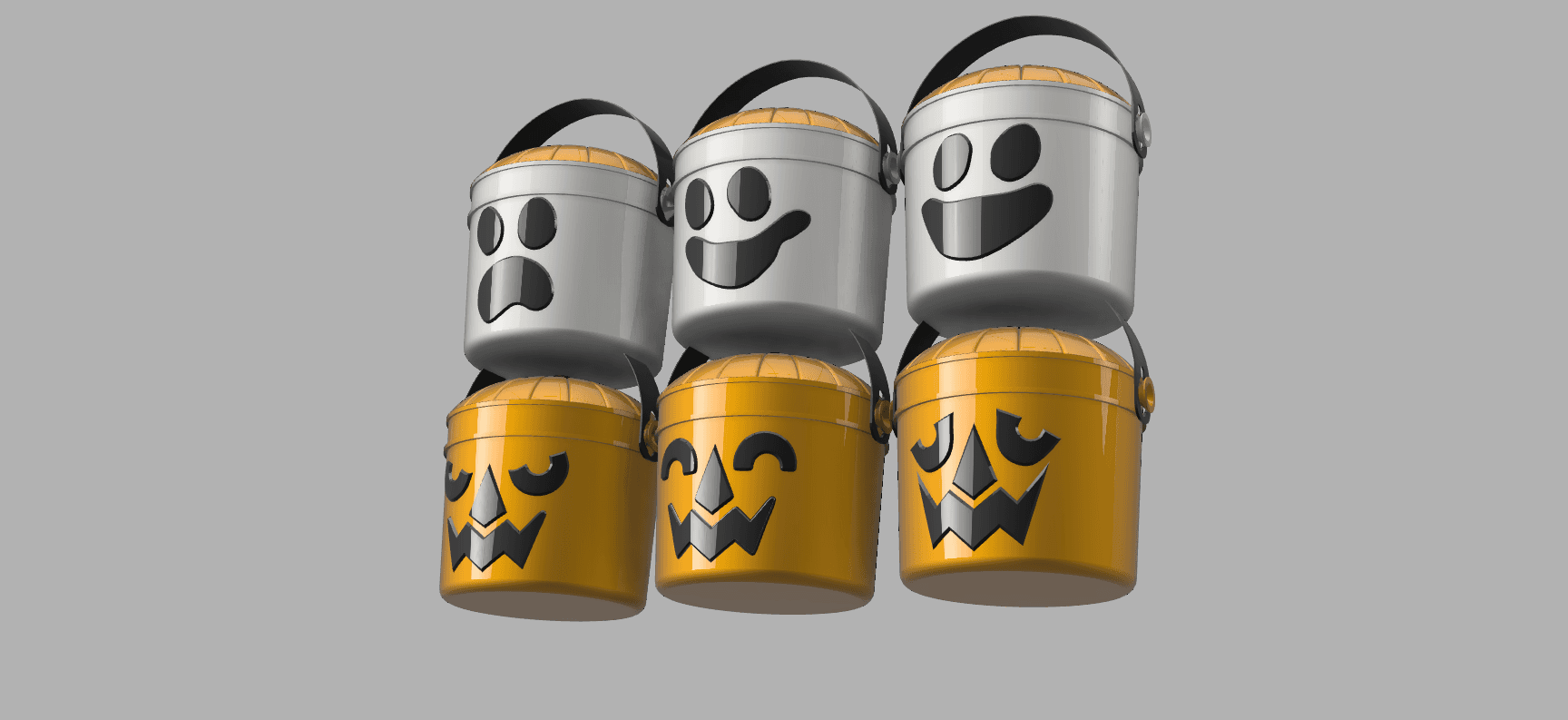 McDonalds BOO BUCKET - Halloween Happy Meals #2 3d model