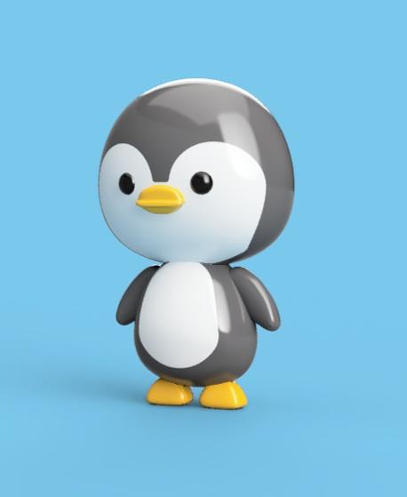 Penguin 3d model