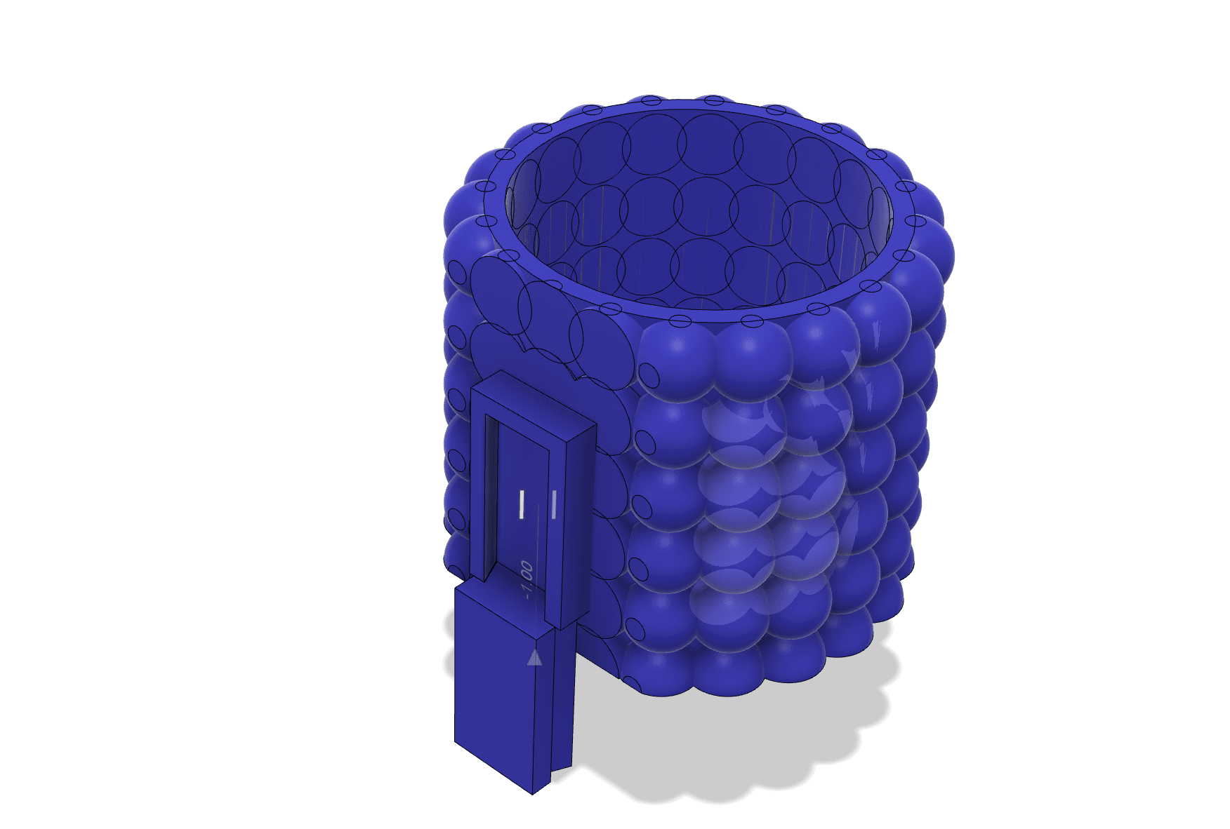 dovetail pot cloudy.stl 3d model