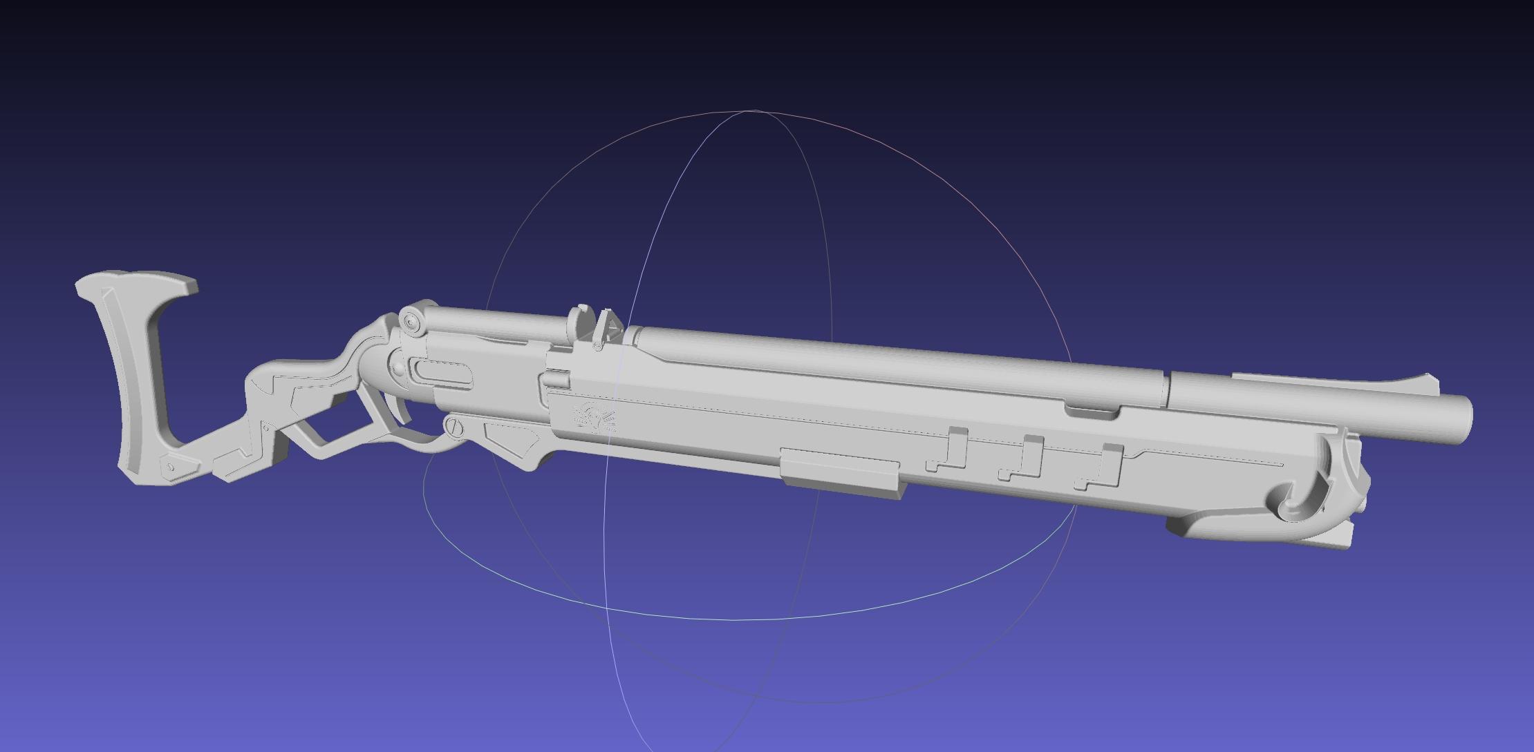 Overwatch Ashe Rifle Assembly 3d model