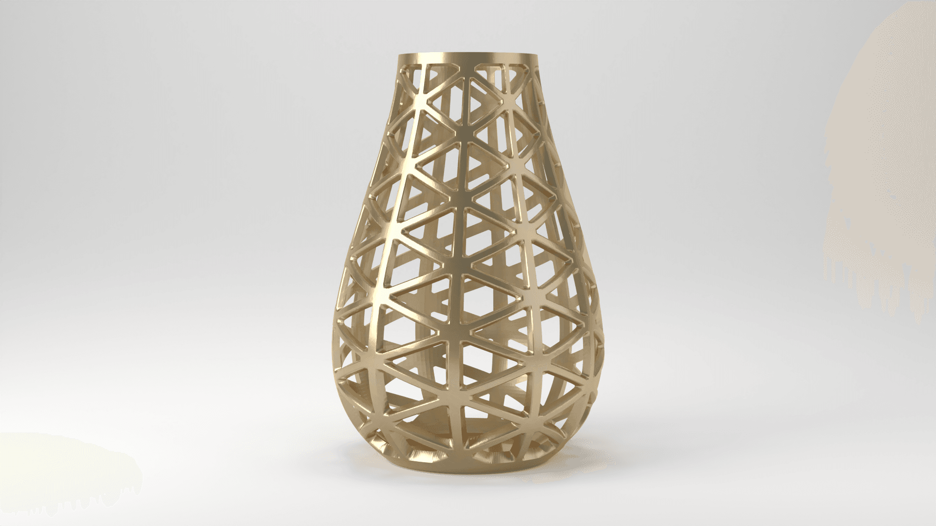 Triangle Lattice Vase 3d model