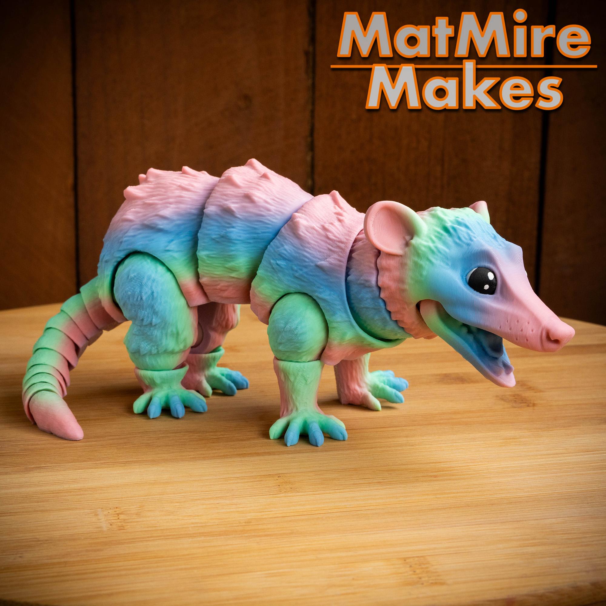 Opossum - Articulated Figure 3d model