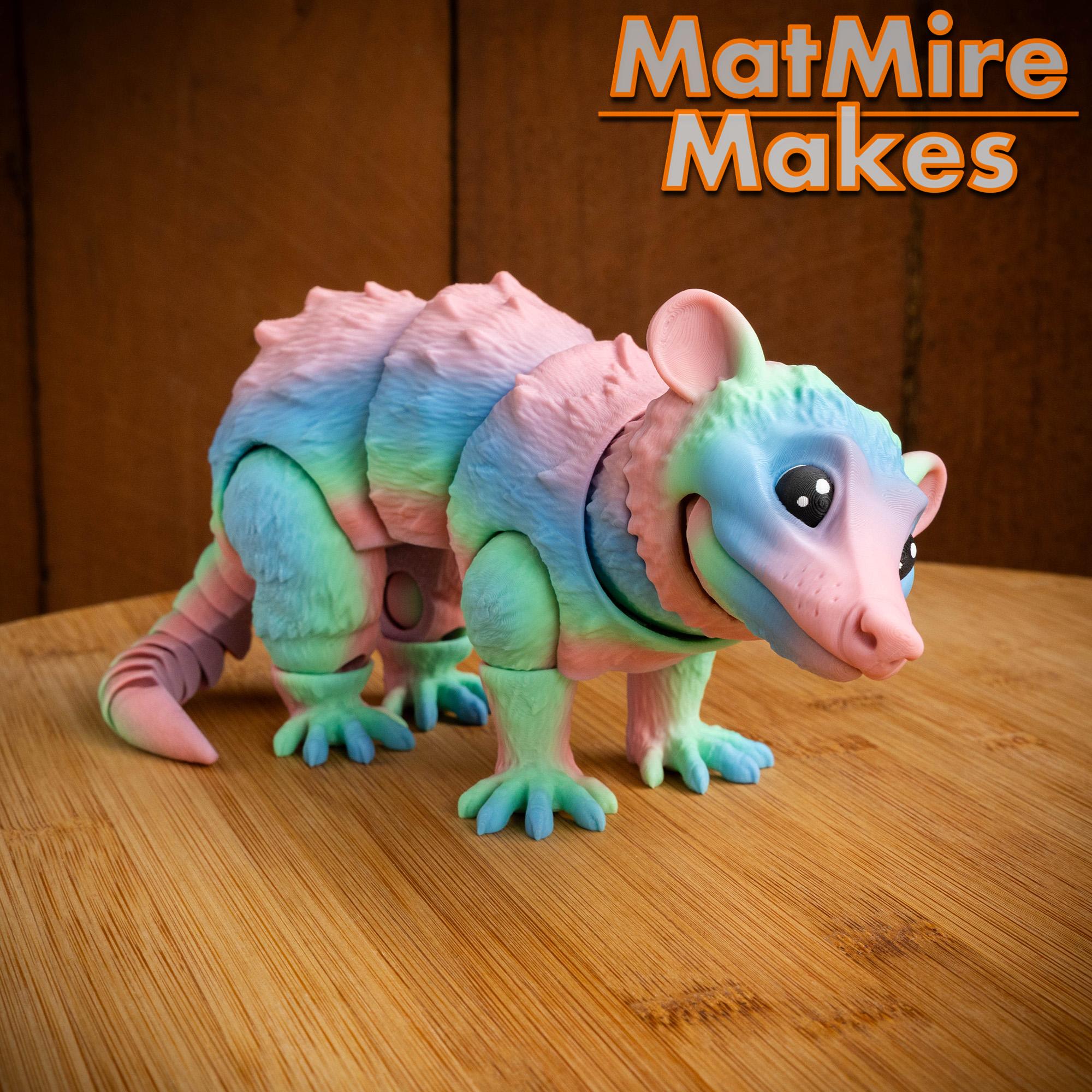 Opossum - Articulated Figure 3d model