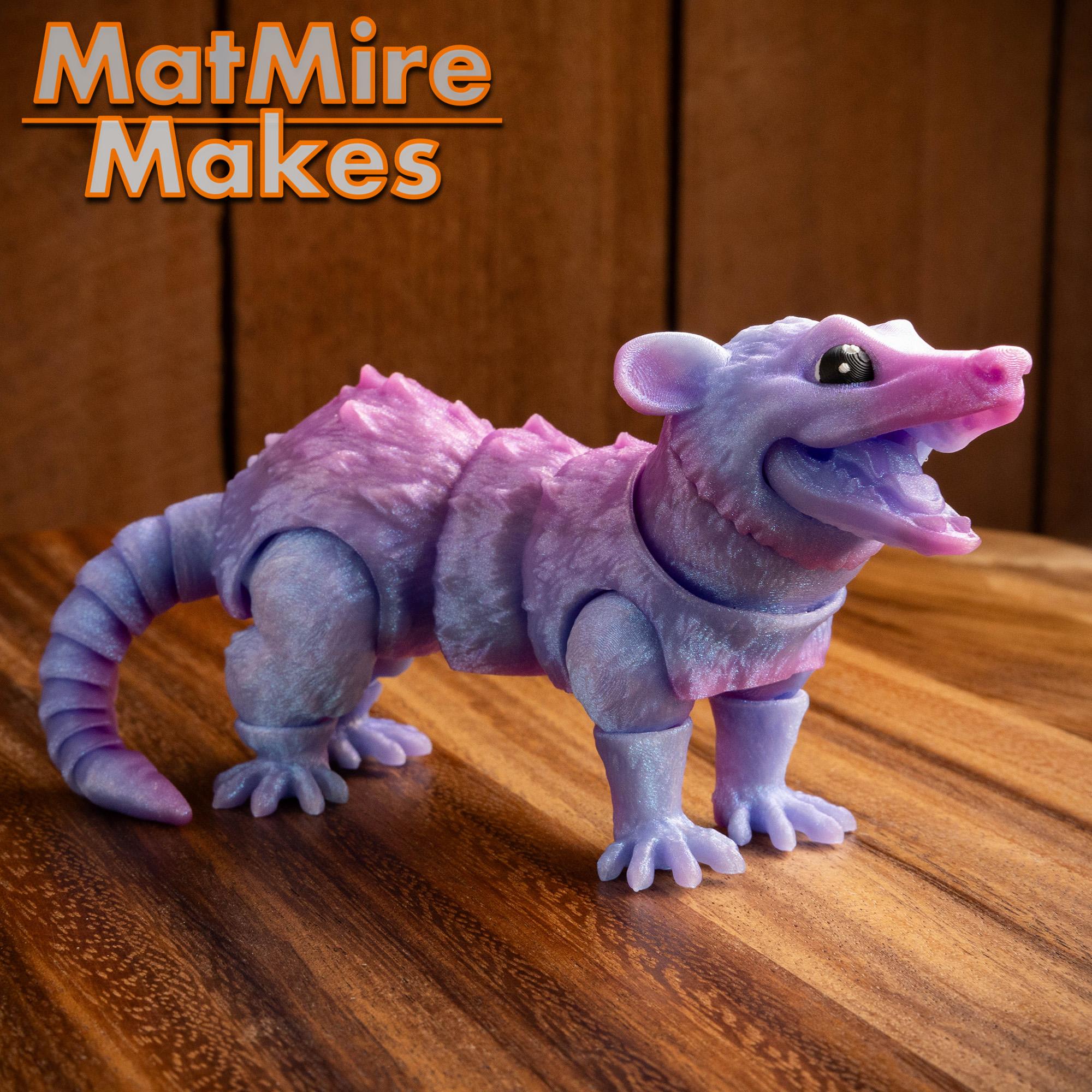 Opossum - Articulated Figure 3d model