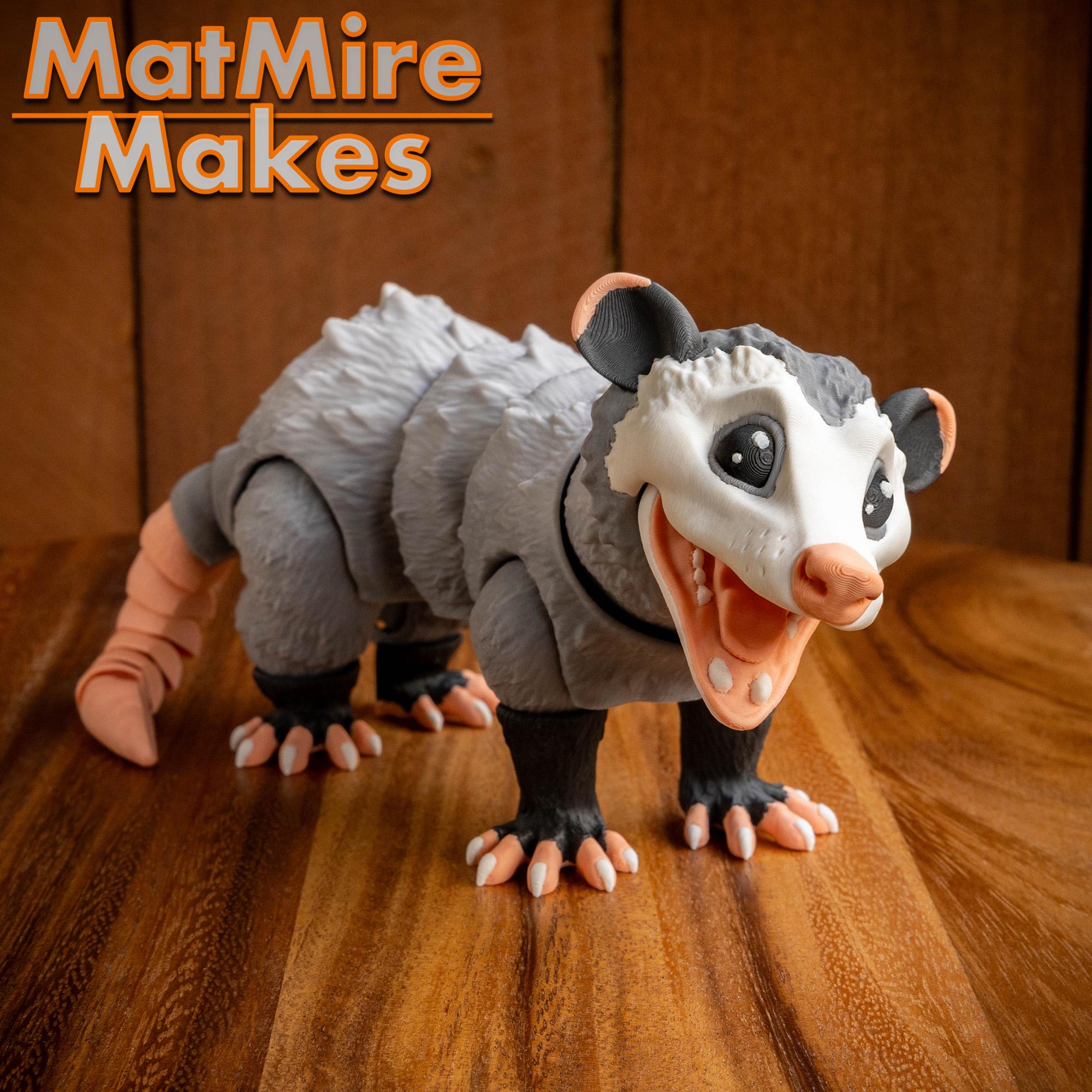 Opossum - Articulated Figure 3d model