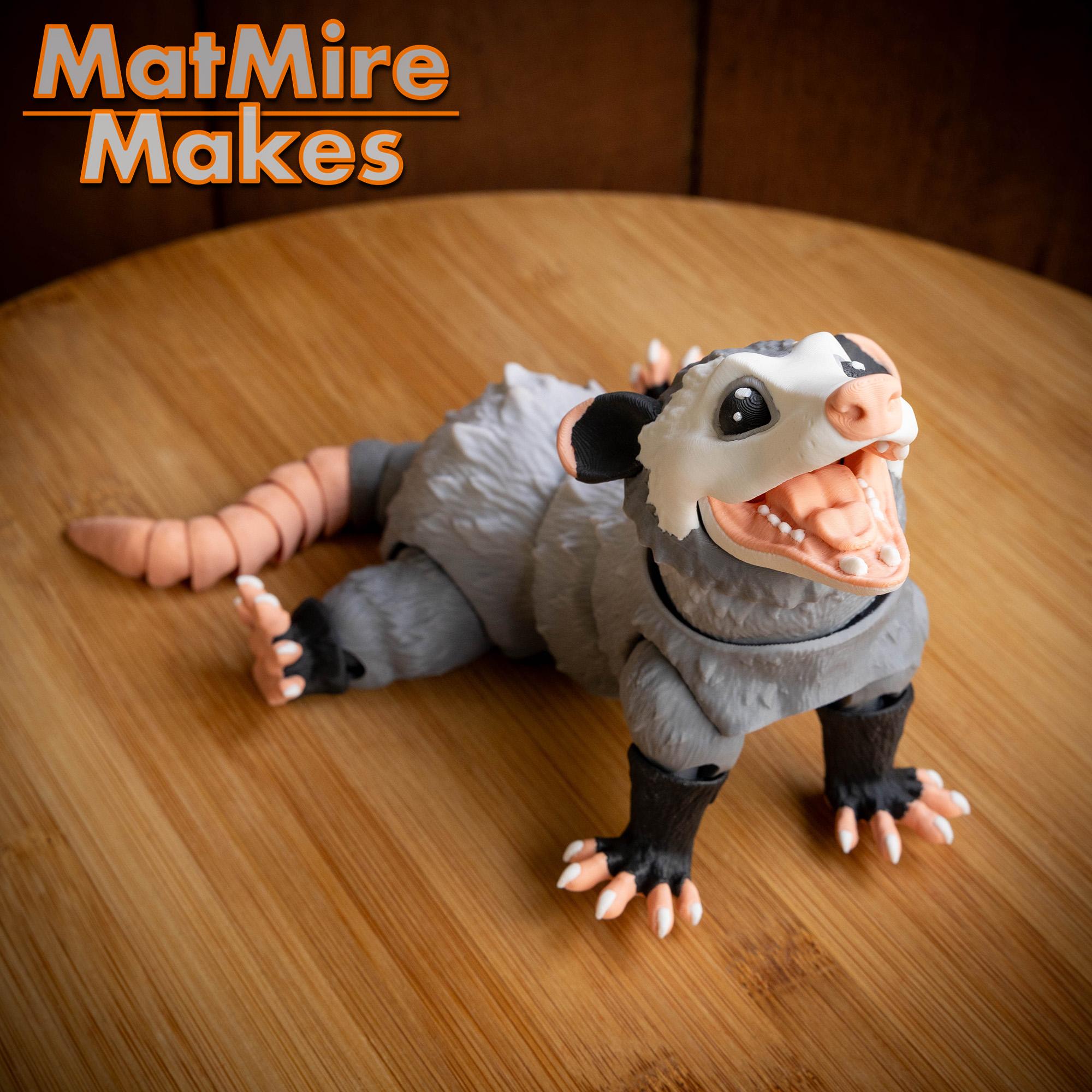 Opossum - Articulated Figure 3d model