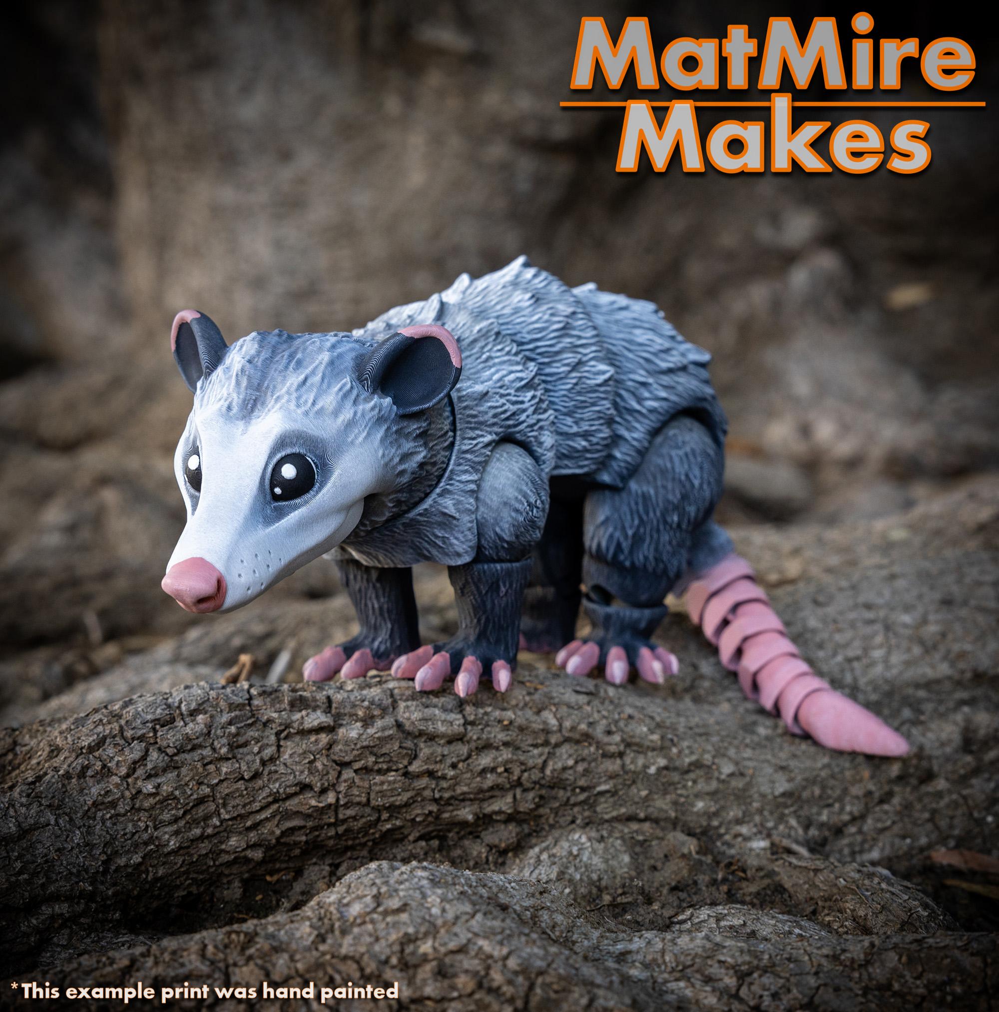 Opossum - Articulated Figure 3d model