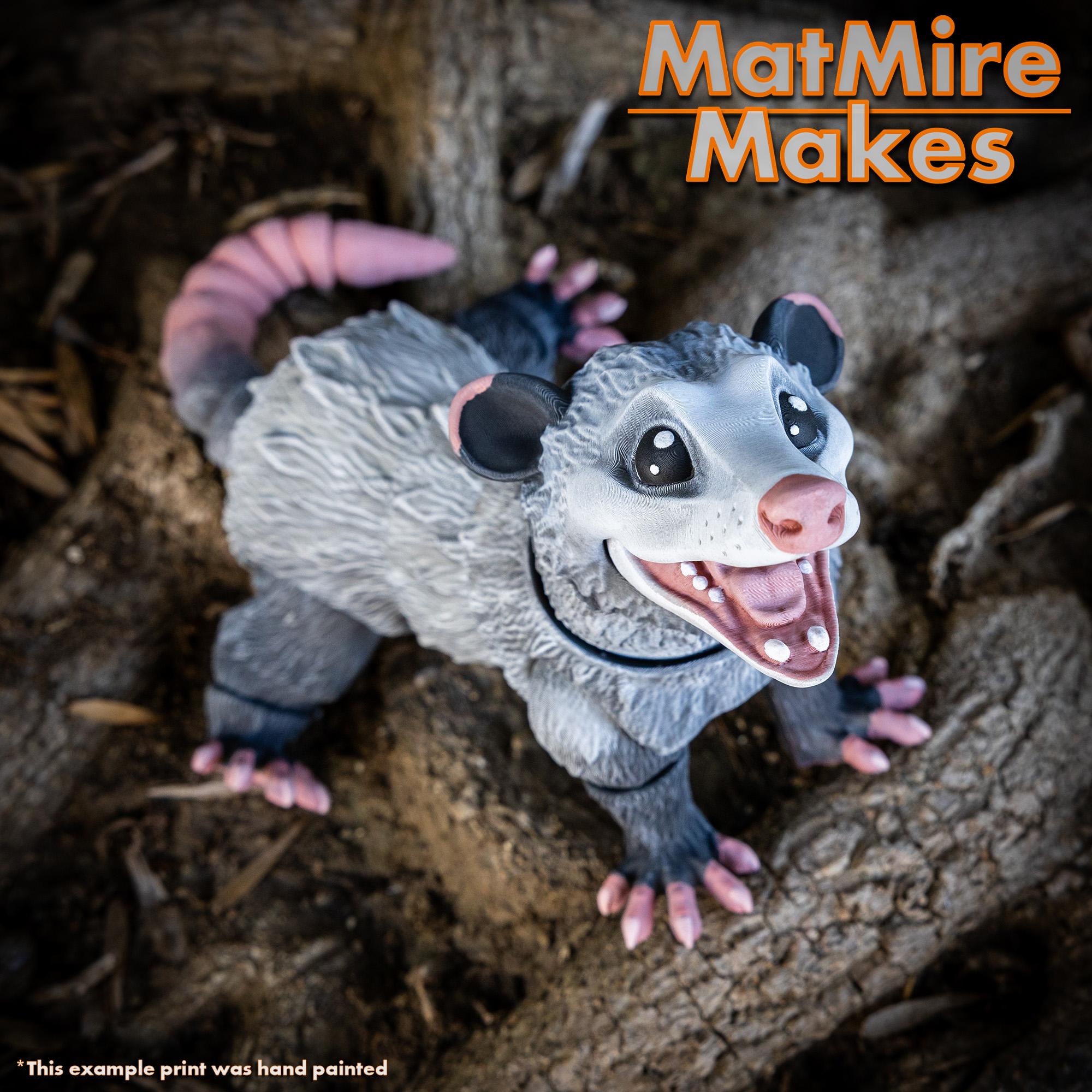 Opossum - Articulated Figure 3d model