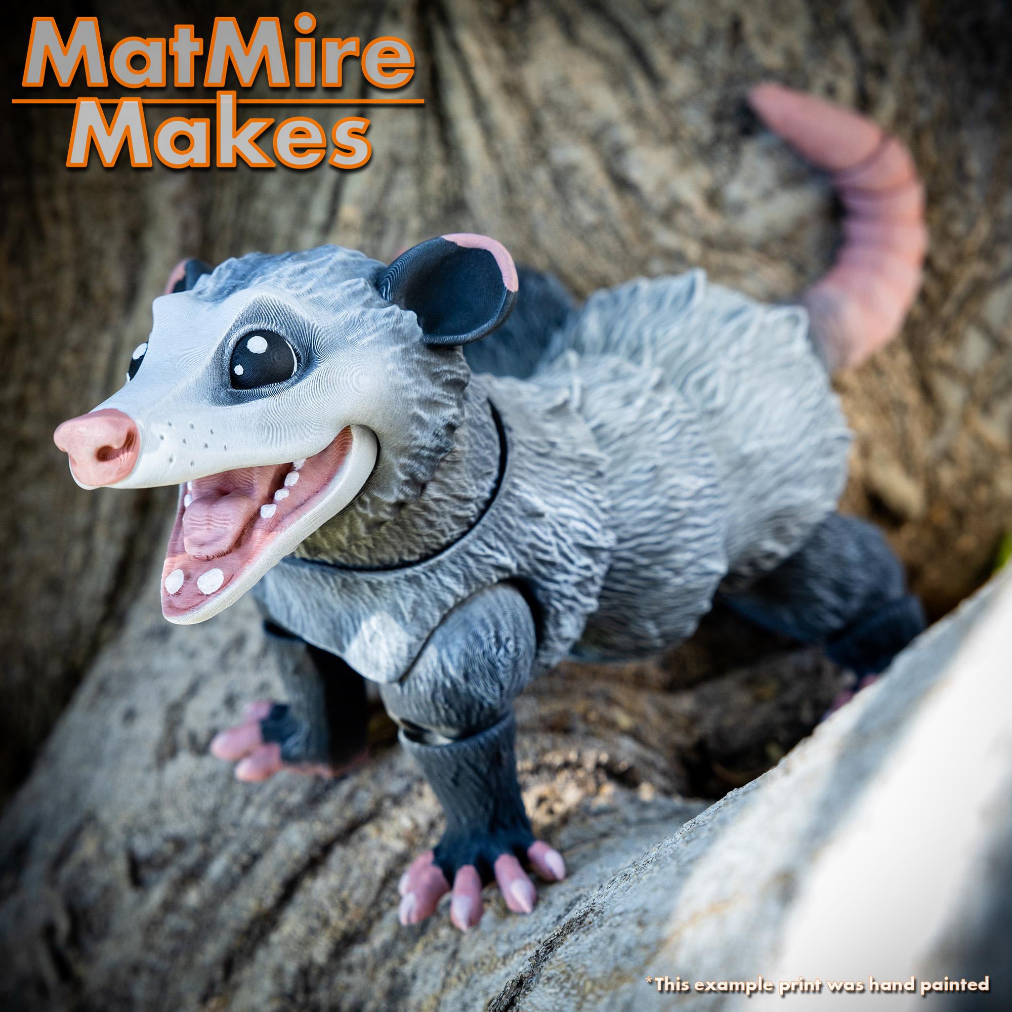 Opossum - Articulated Figure 3d model