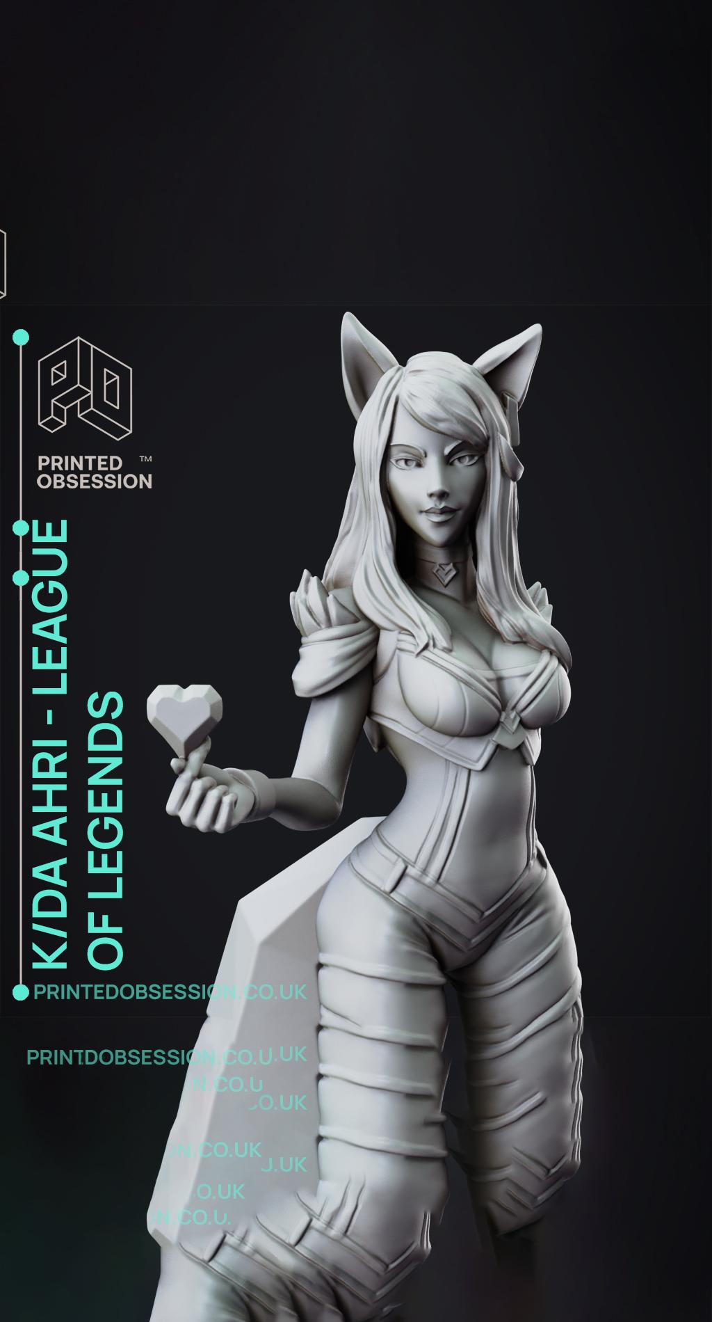 KDA Ahri - LEAGUE OF LEGENDS - 25cm tall model  3d model