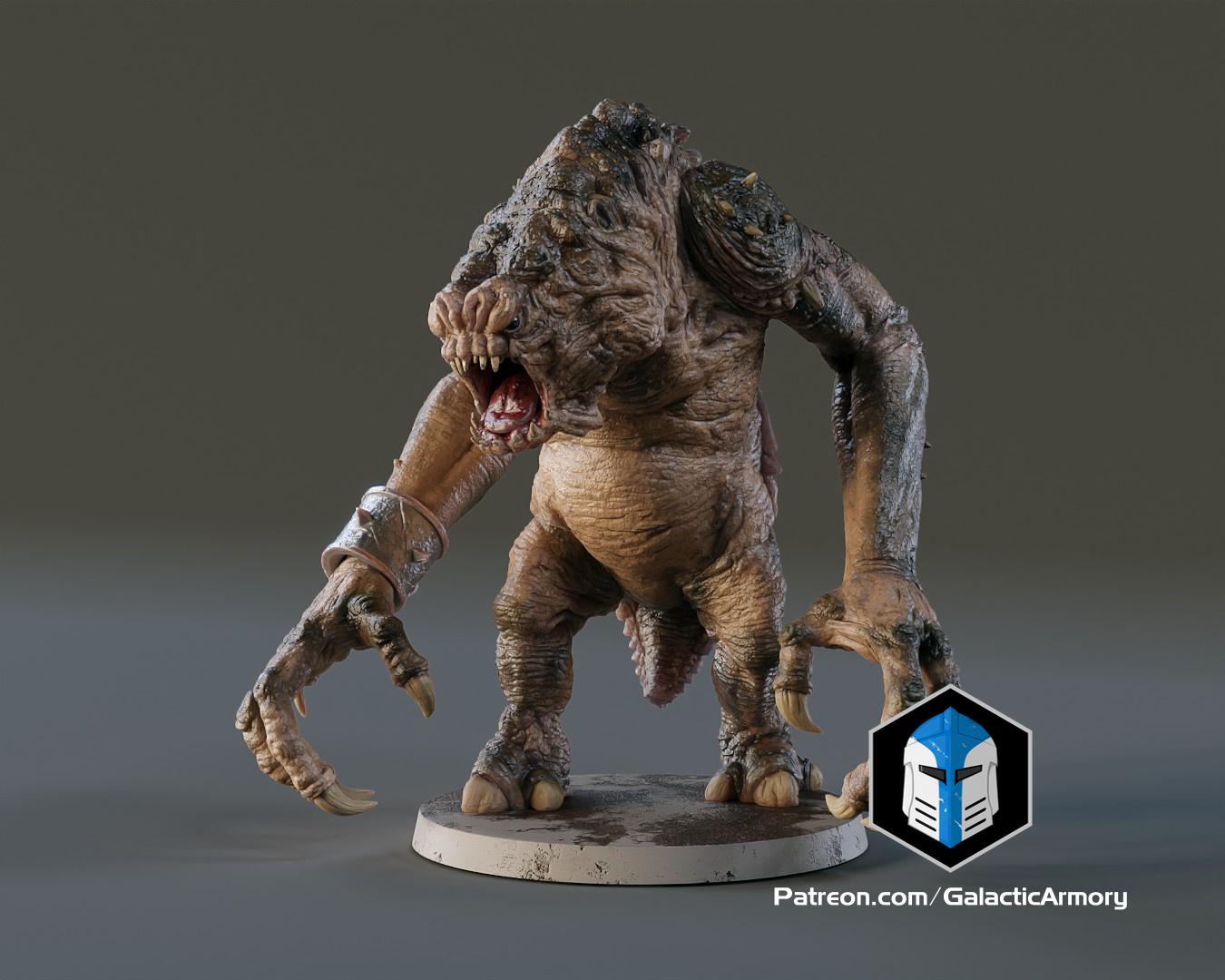 Rancor Miniature 3d model