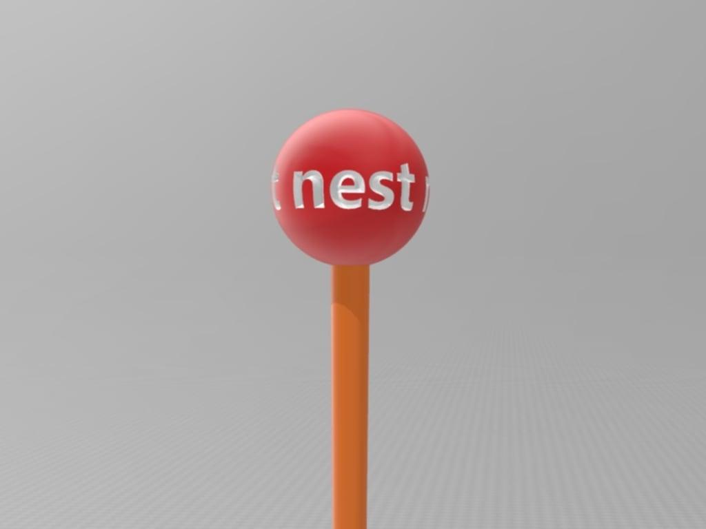 nest-pin for strategic map 3d model