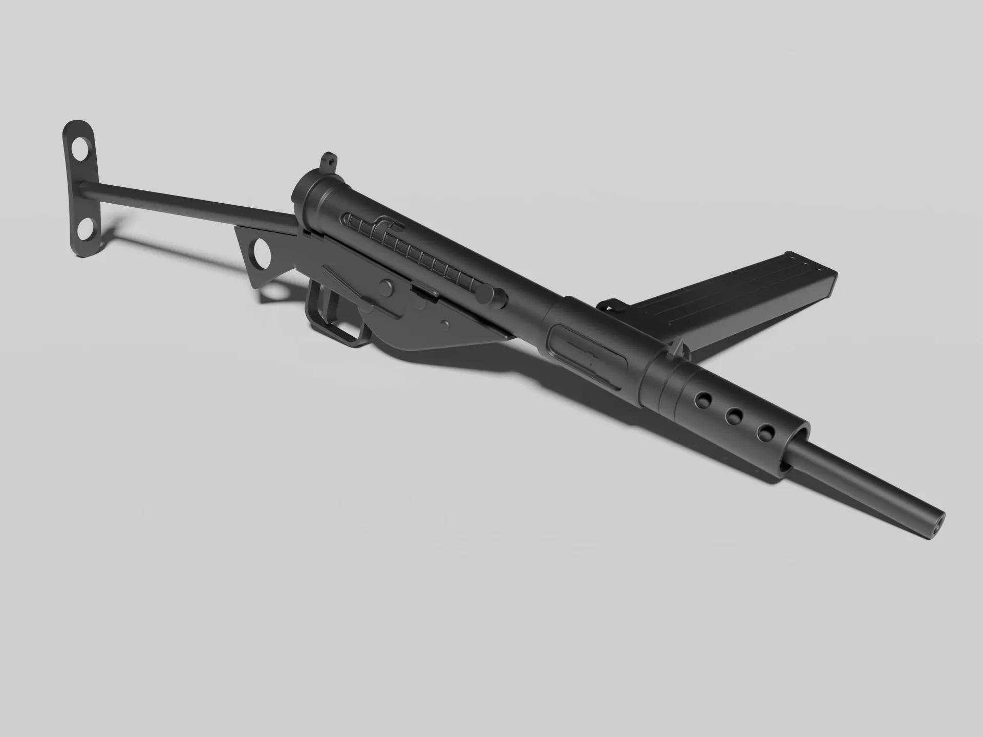 Sten MK II 3d model