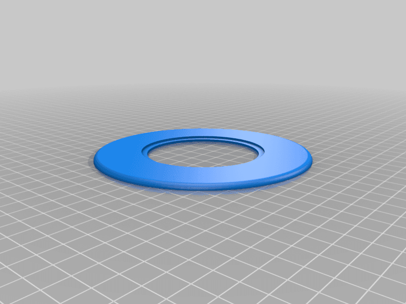 Google Nest Thermostat - Wall Trim 3d model