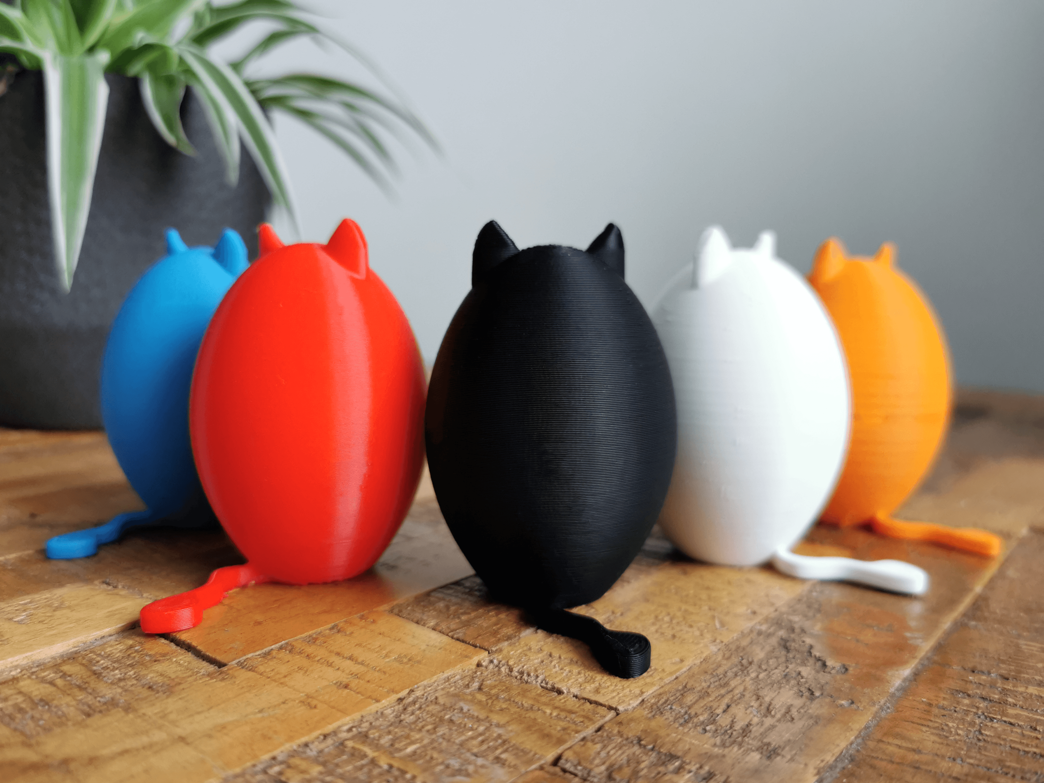 Easter Cats 3d model