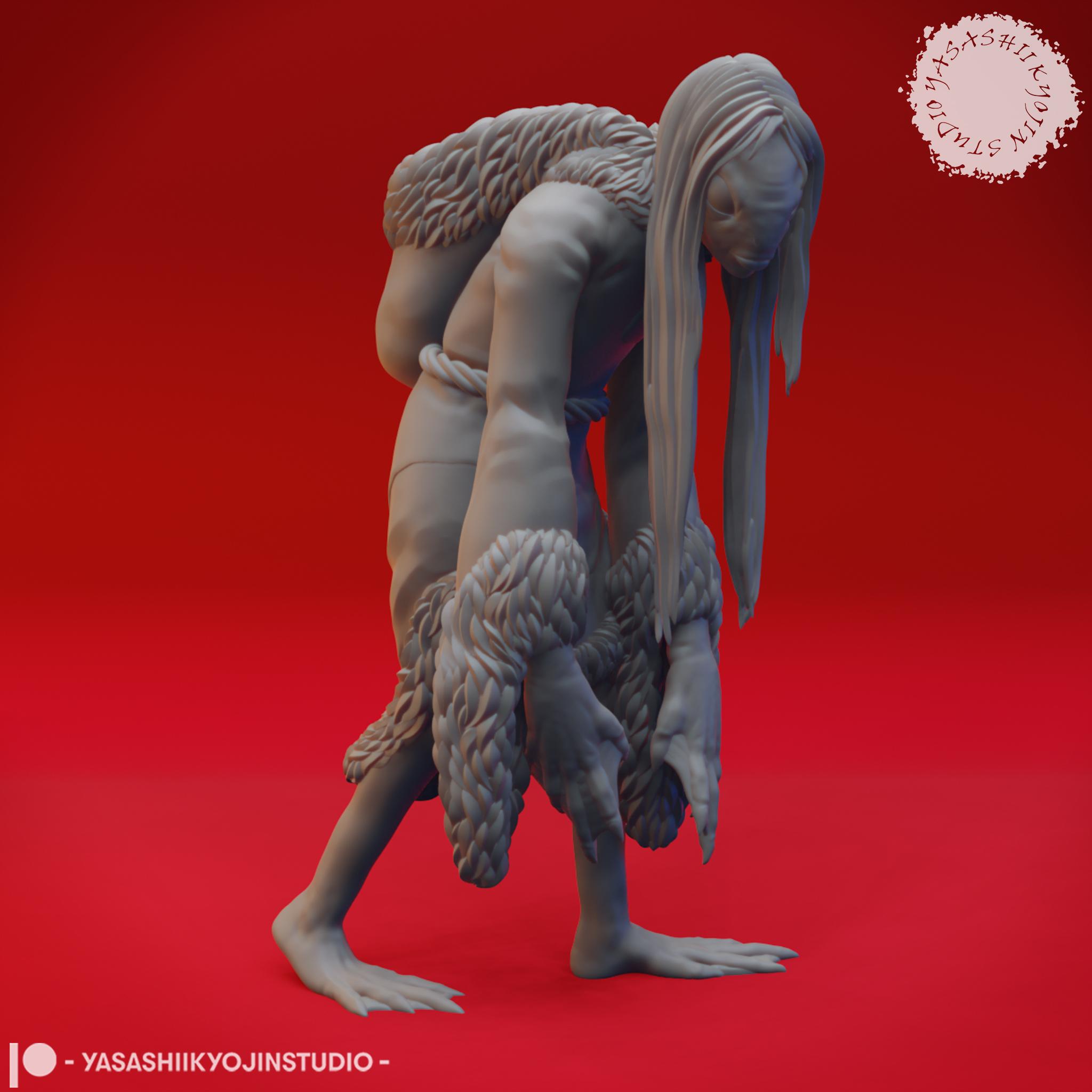 Qalupalik - Tabletop Miniature (Pre-Supported) 3d model