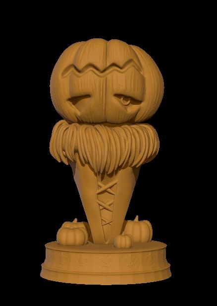 Pumpkin Rapper bust 3d model