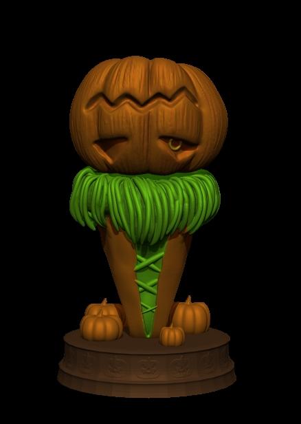 Pumpkin Rapper bust 3d model