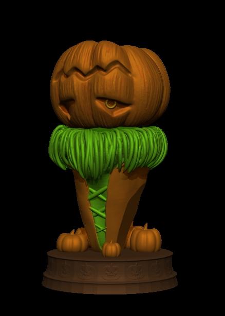 Pumpkin Rapper bust 3d model