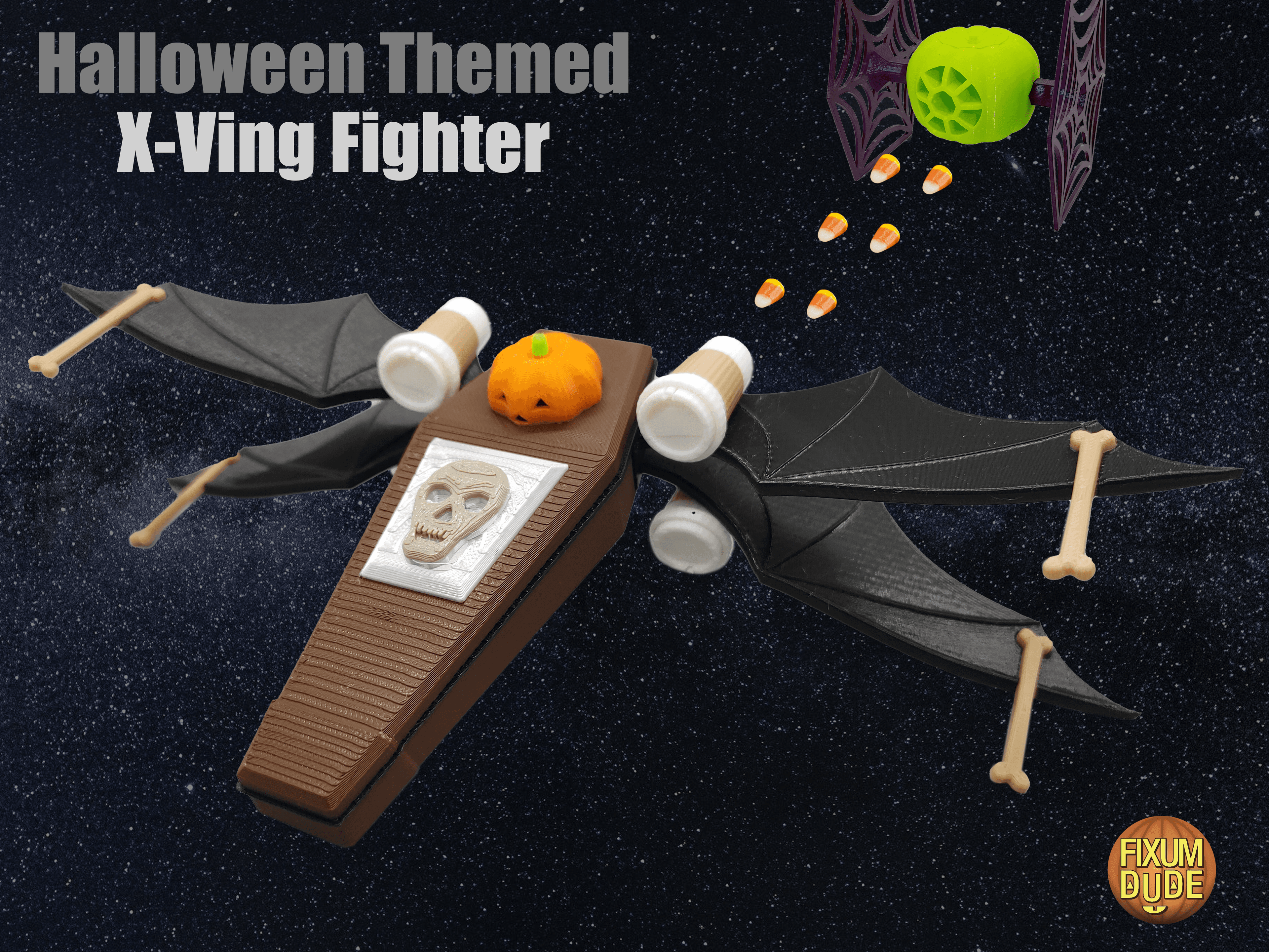 Star Wars Fang Fighter Kit Card 3d model