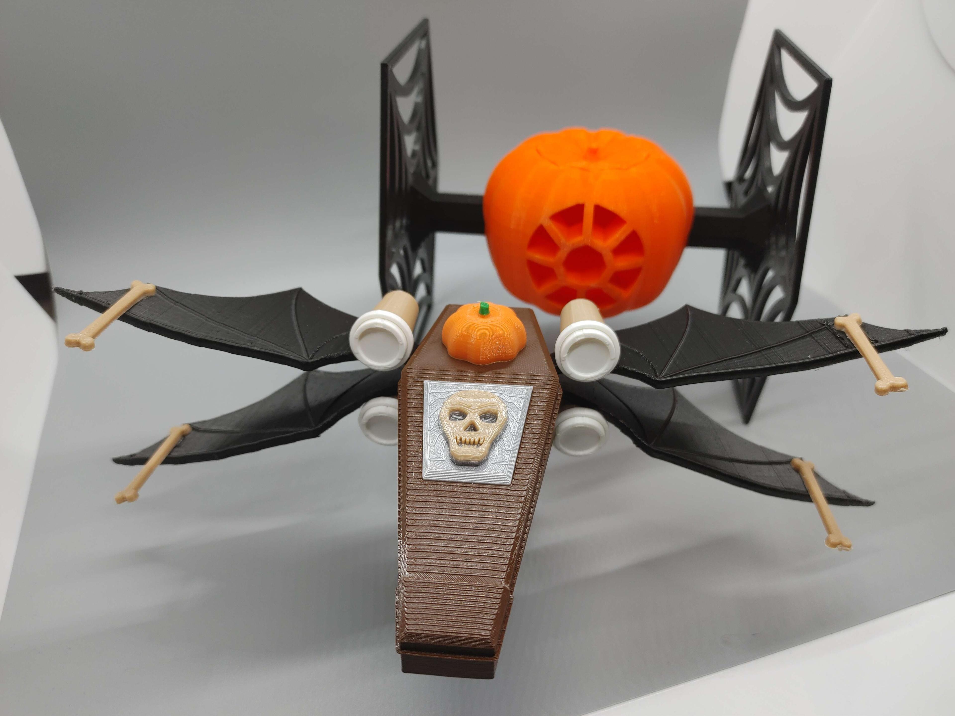 X-Ving Fighter (Halloween/Vampire Themed Star Wars X-wing Starfighter) 3d model