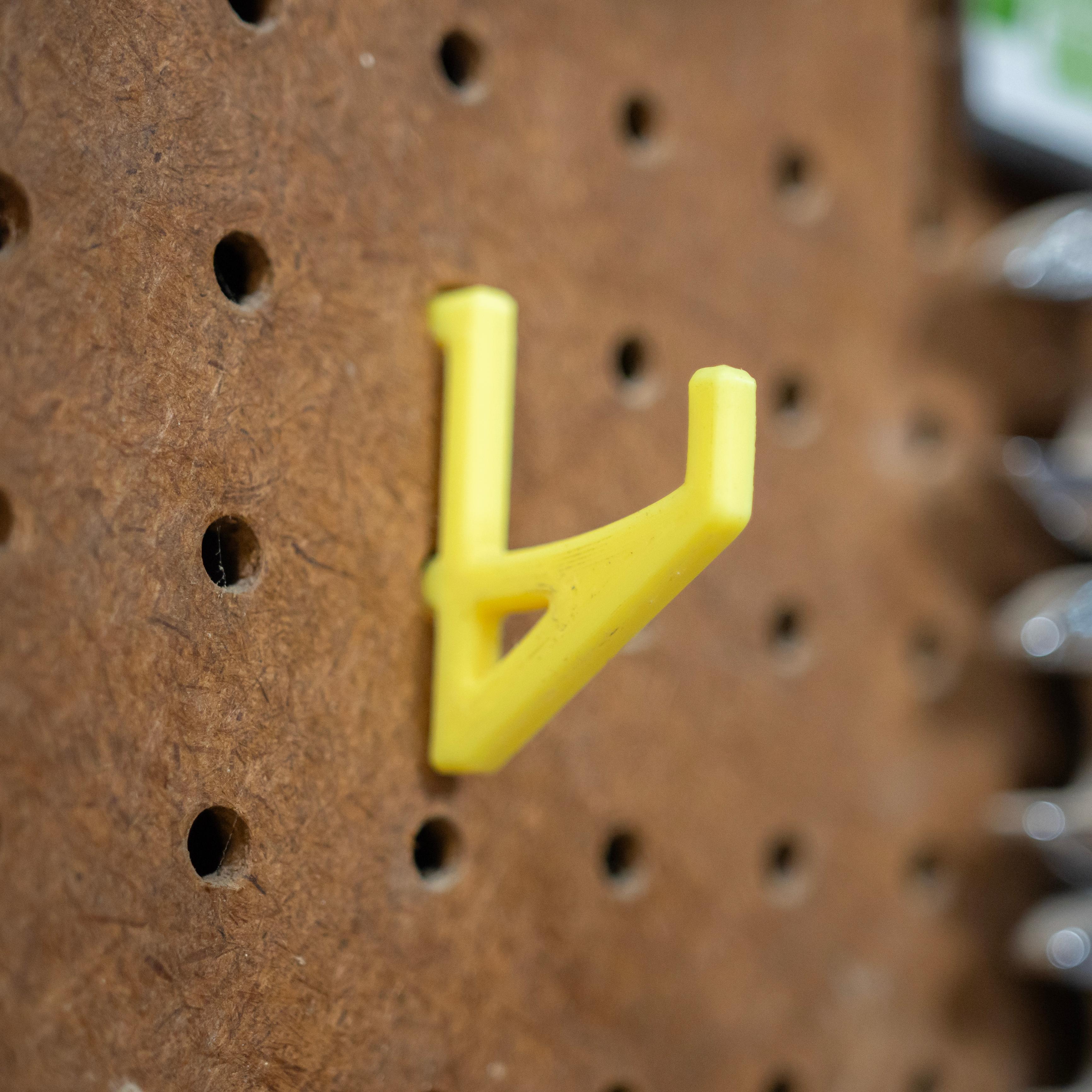 EZPZ Pegboard Hook // 20mm Reinforced Hook 3d model