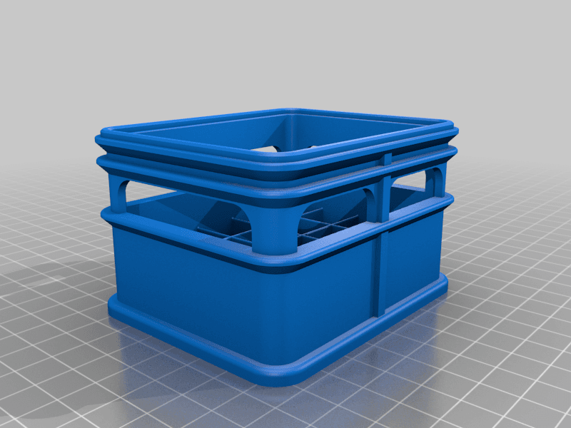 Stackable AA Beer Crate 3d model