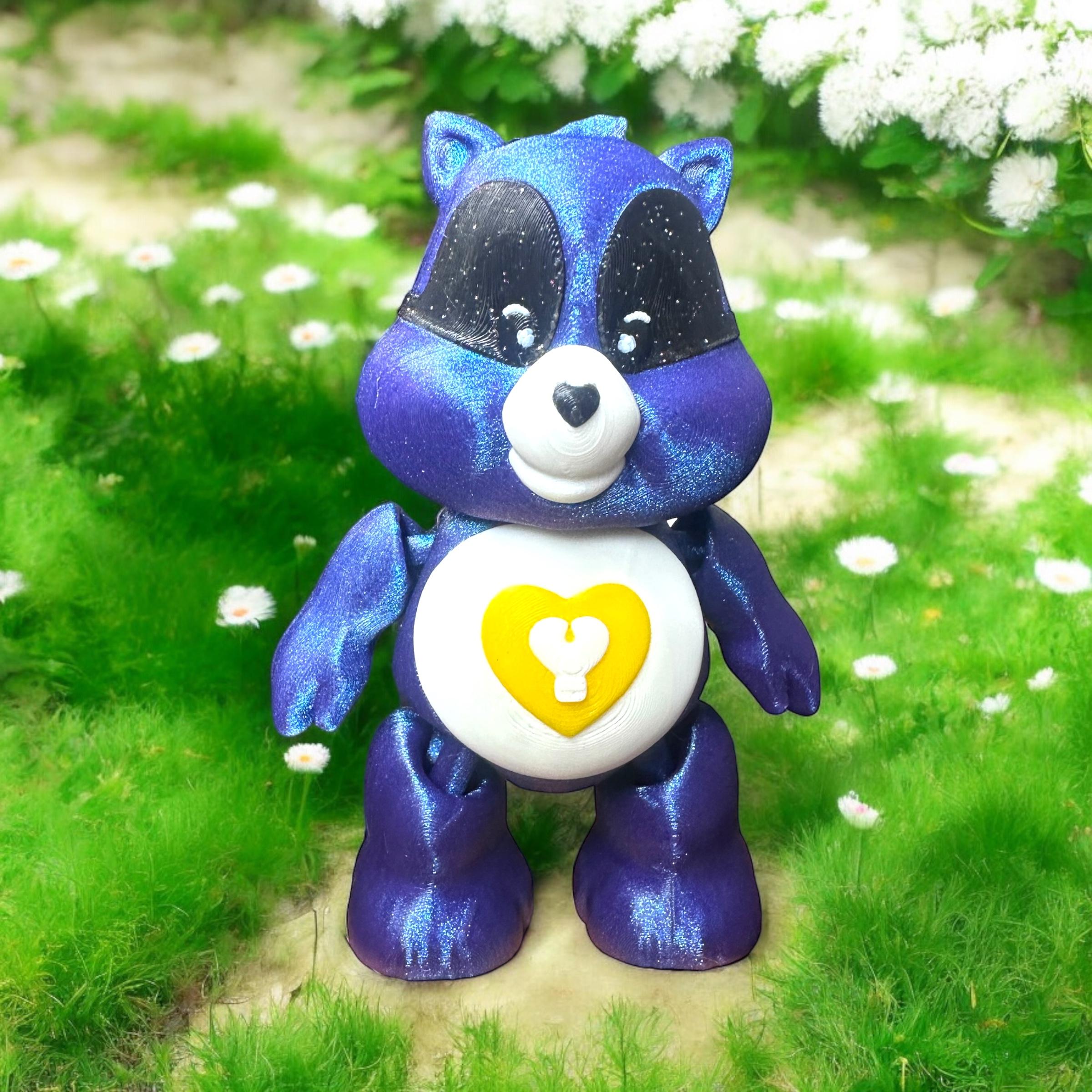 Care Bear, Cousins, Raccoon, Flexi, Flexible, Articulating, Articulated, Panda, Trash 3d model