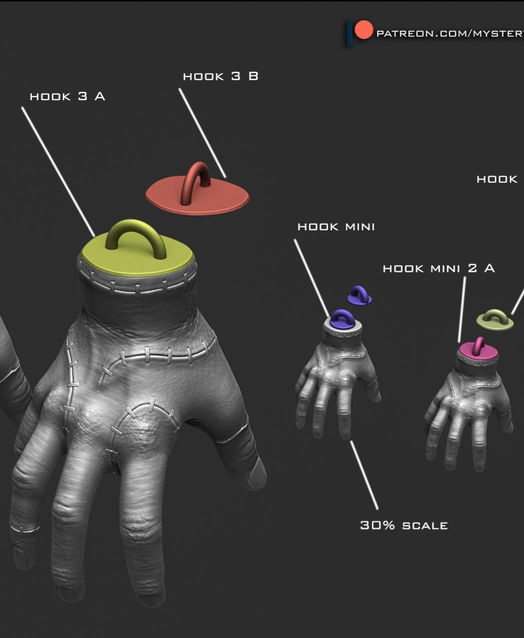 Wednesday - Thing 3d model