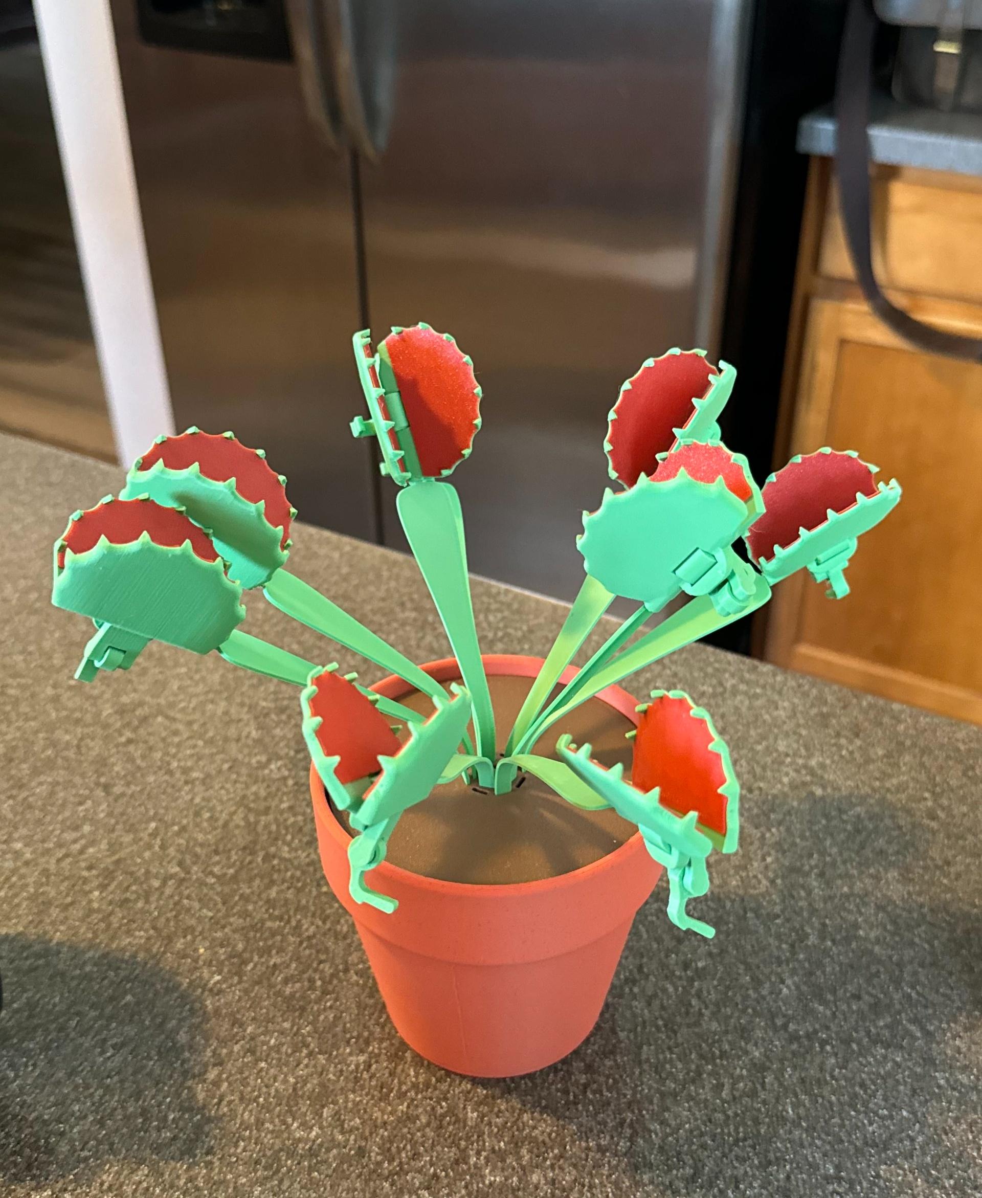 Venus Flytrap Snack Clips 3d model