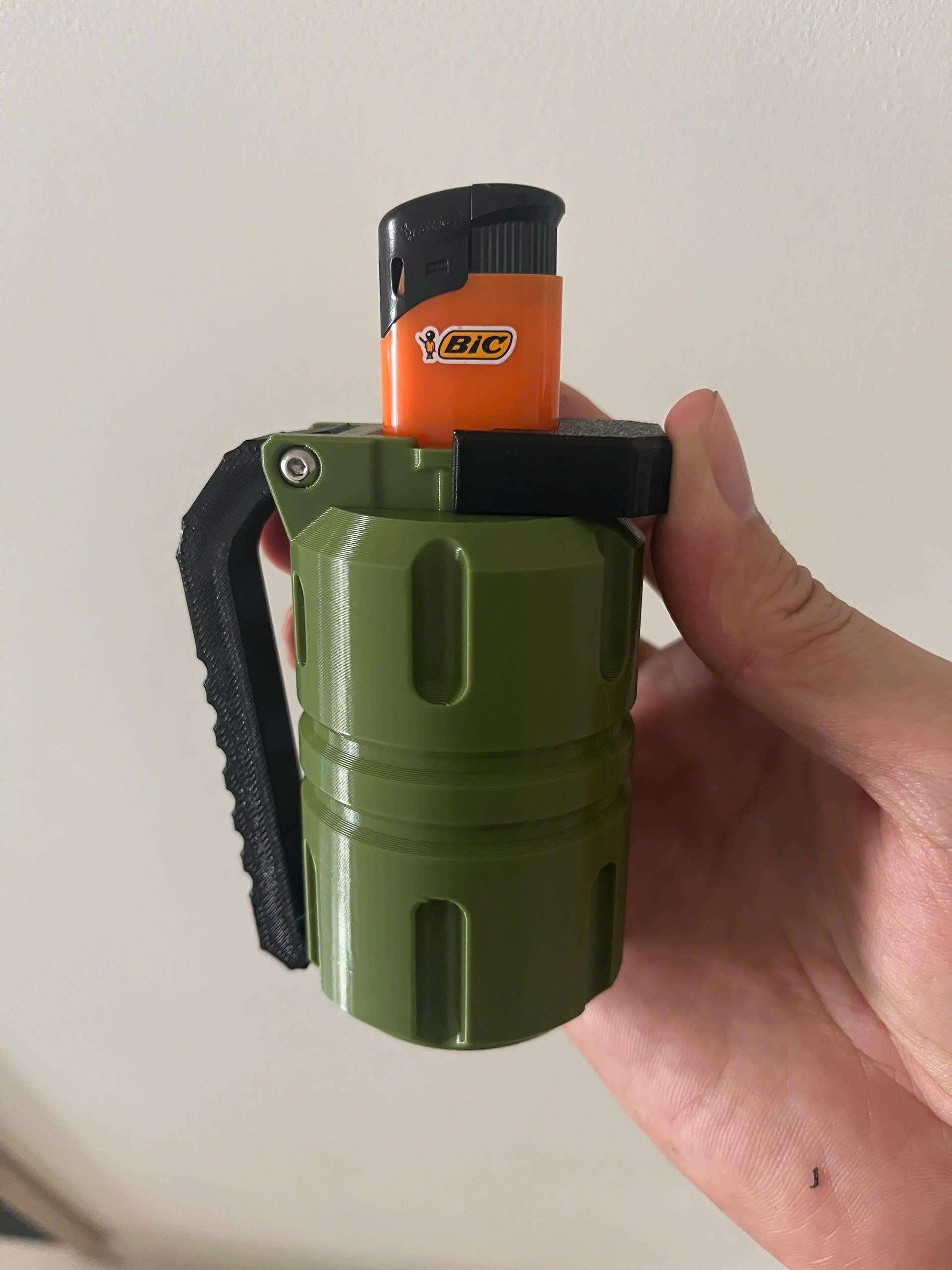 Grenade Bic lighter 3d model