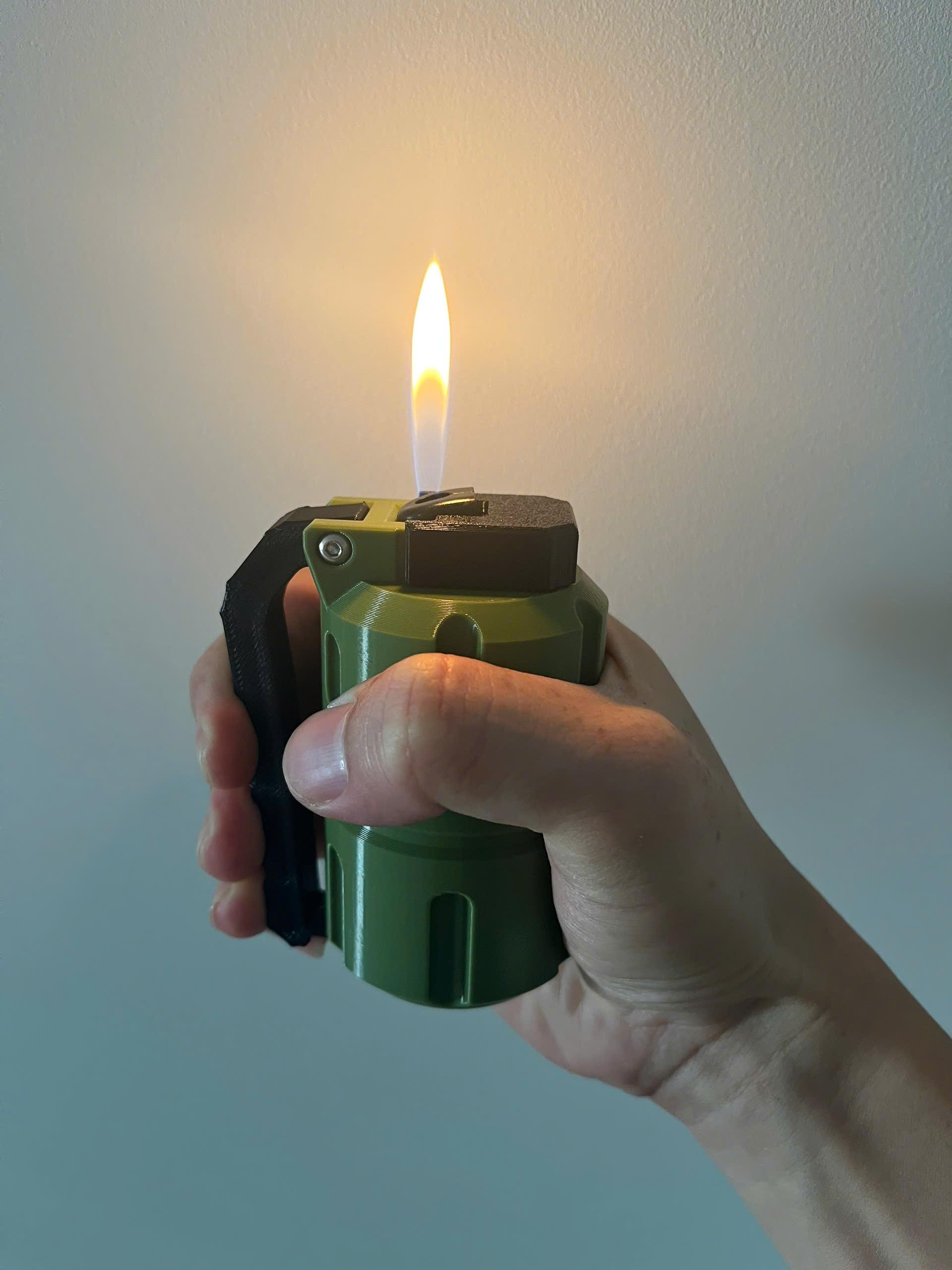 Grenade Bic lighter 3d model