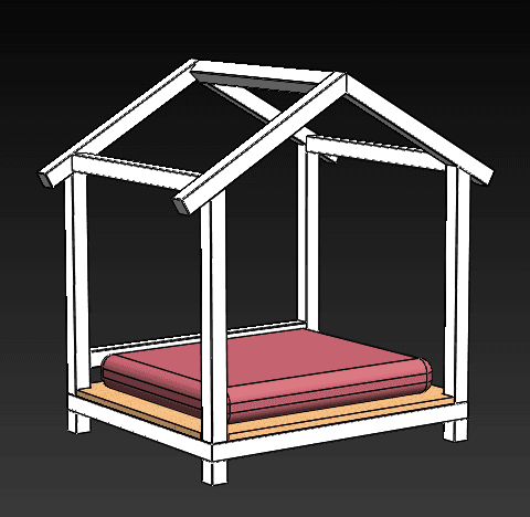 Dog House 3d model