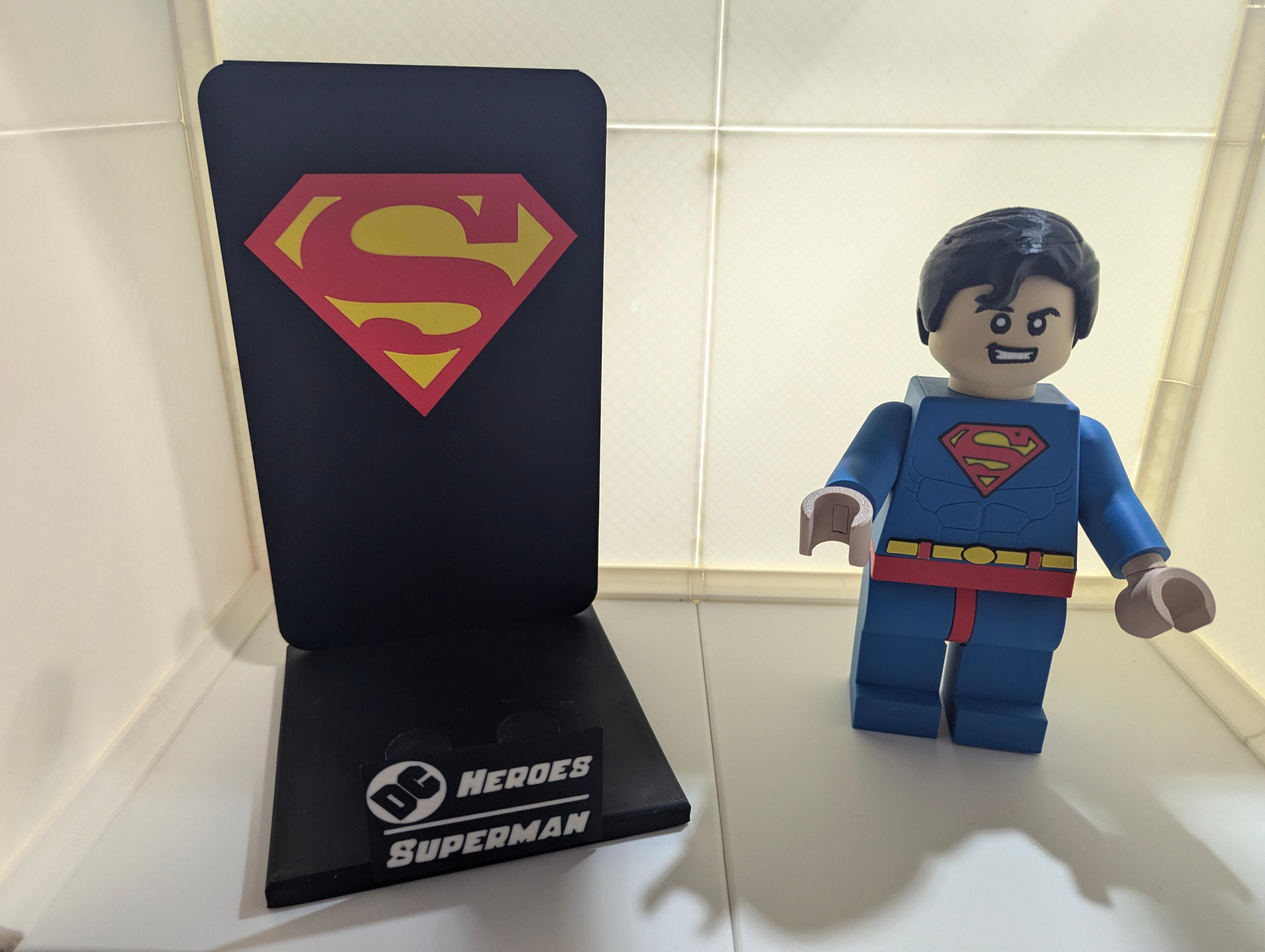 Superman Multicolor Nameplate Set 3d model