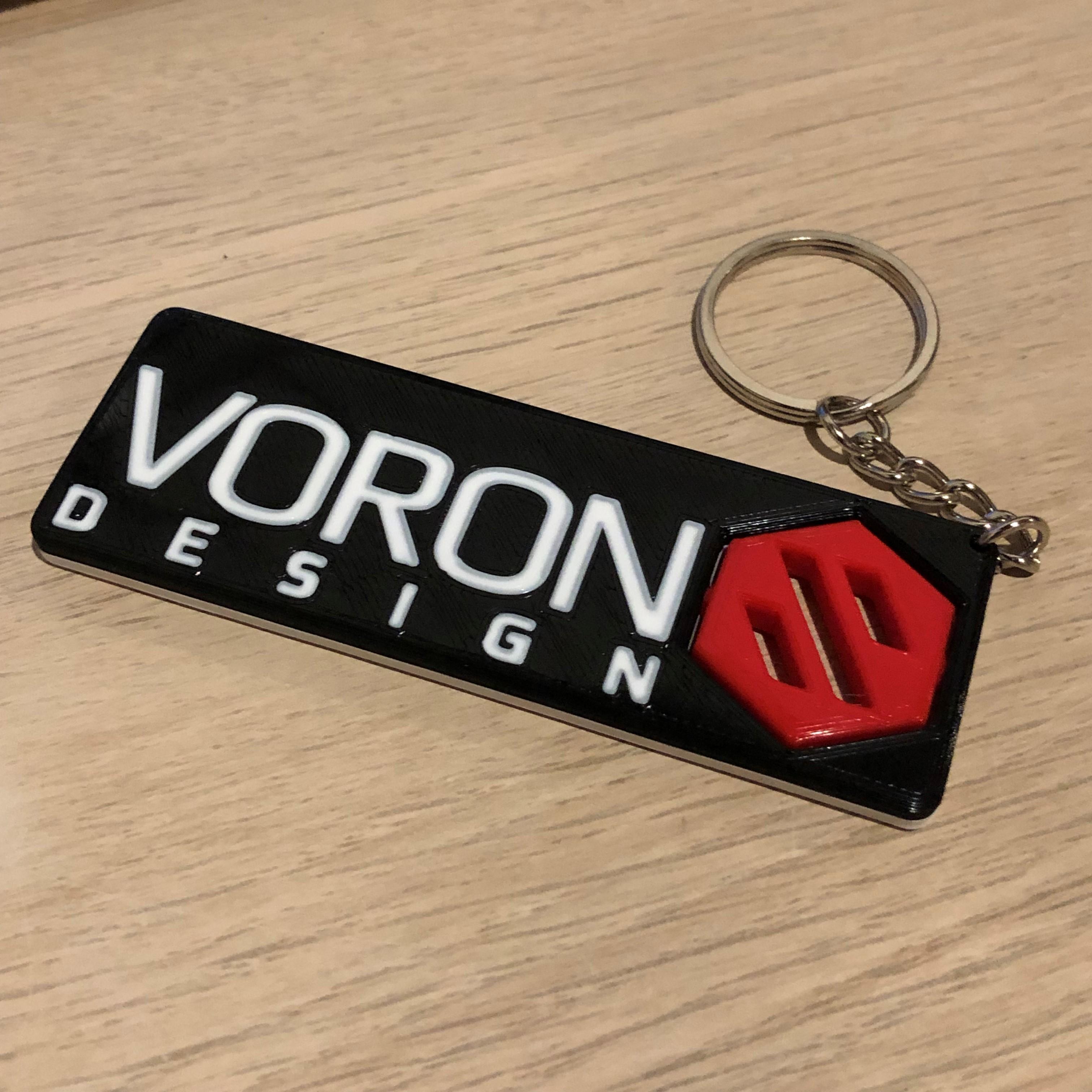 KEYCHAIN - VORON DESIGN (MULTI-COLOUR) 3d model