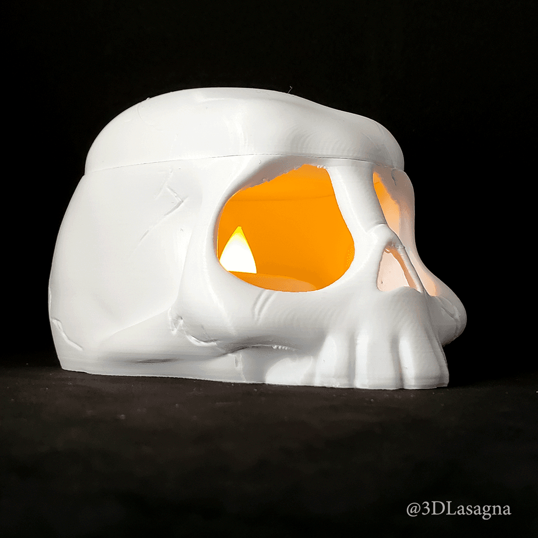 3DL Skull Tealight Holder 3d model