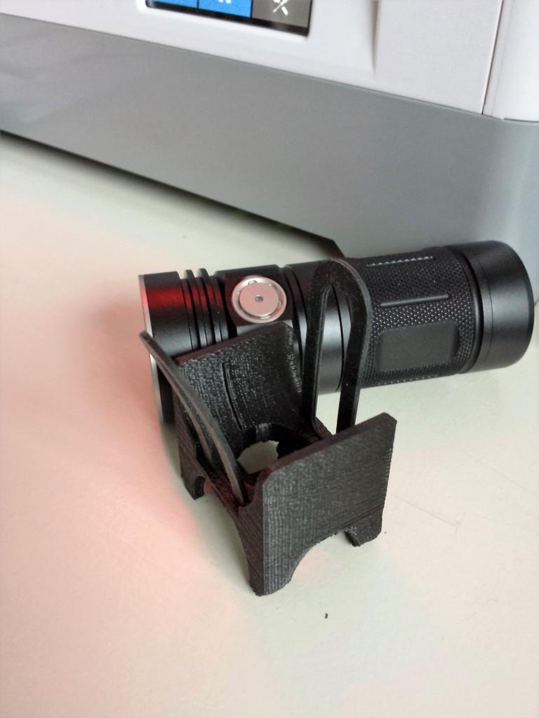 Flashligt Mount Thrulight TN4a for Mountainbike 3d model