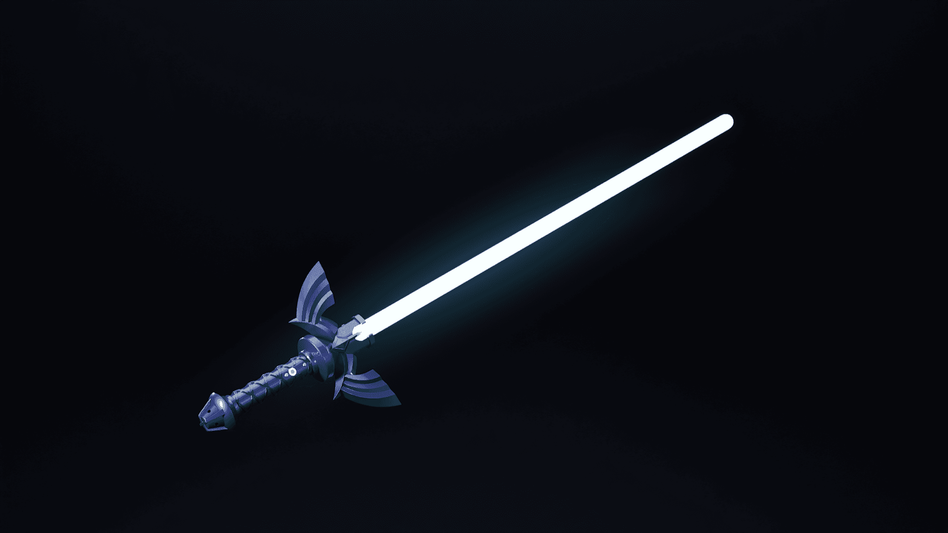 Master sword lightsaber 3d model