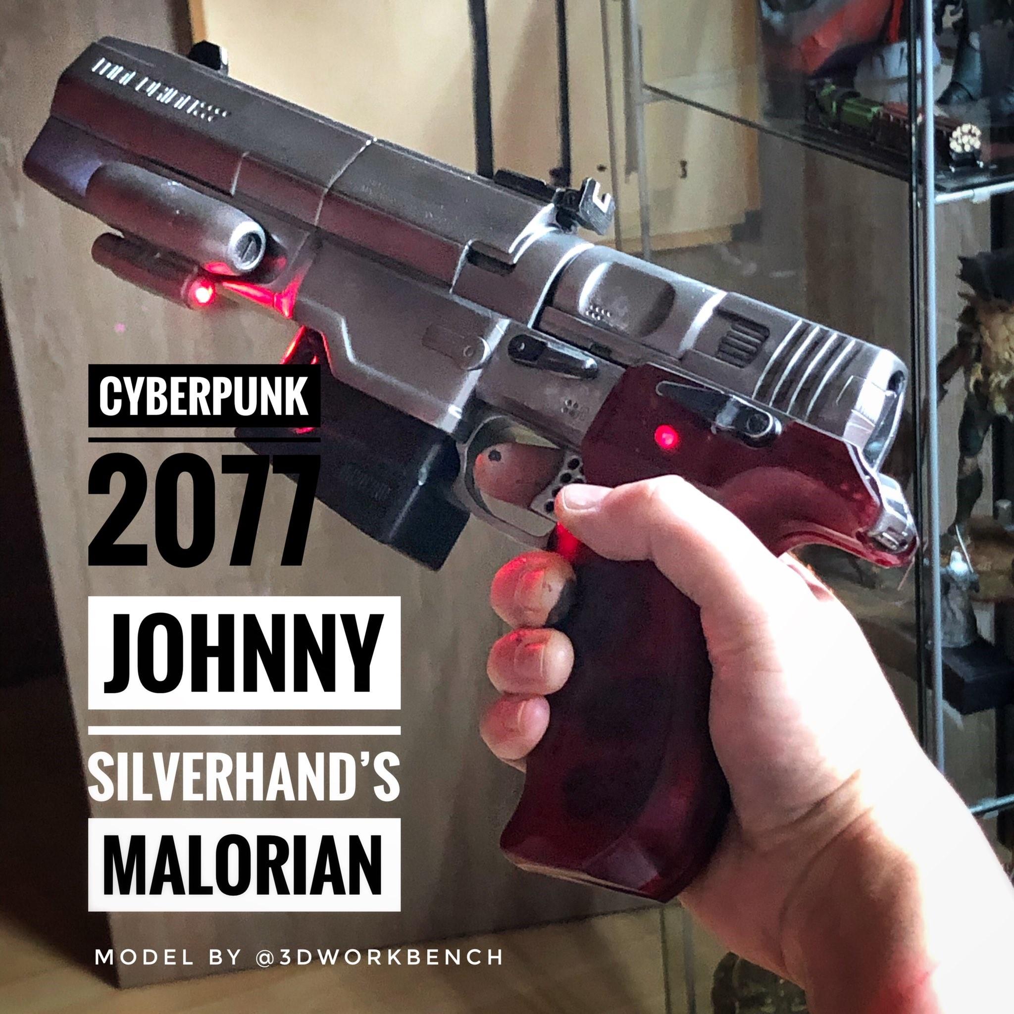 CYBERPUNK 2077 Malorian Arms 3516 "Johnny Silverhand Special" 3d model