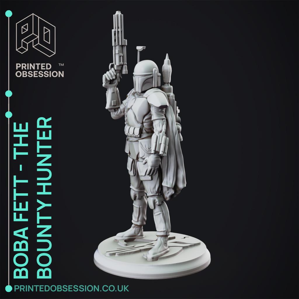 Star Wars - Boba Fett The Bounty Hunter - 75 mm scale model  3d model