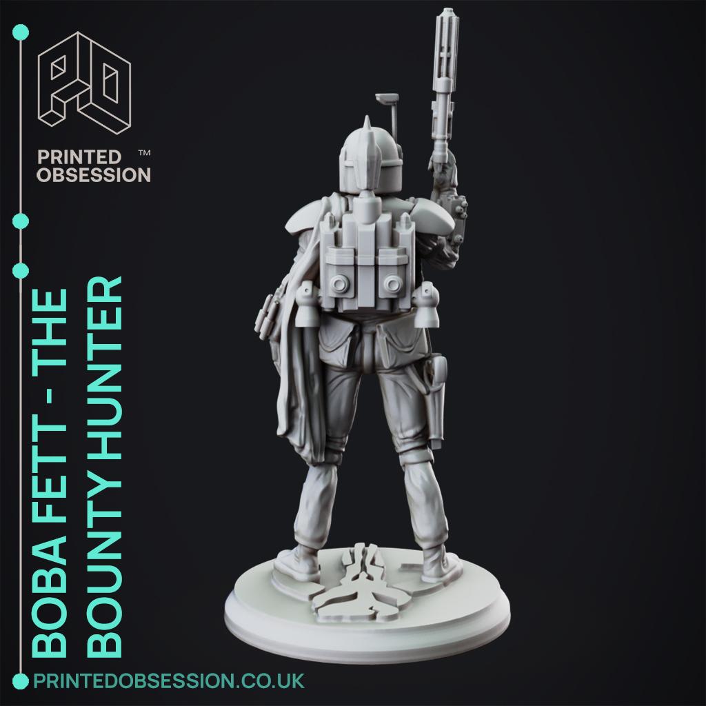 Star Wars - Boba Fett The Bounty Hunter - 75 mm scale model  3d model