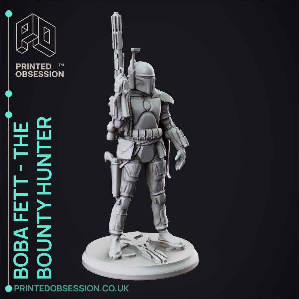 Star Wars - Boba Fett The Bounty Hunter - 75 mm scale model  3d model