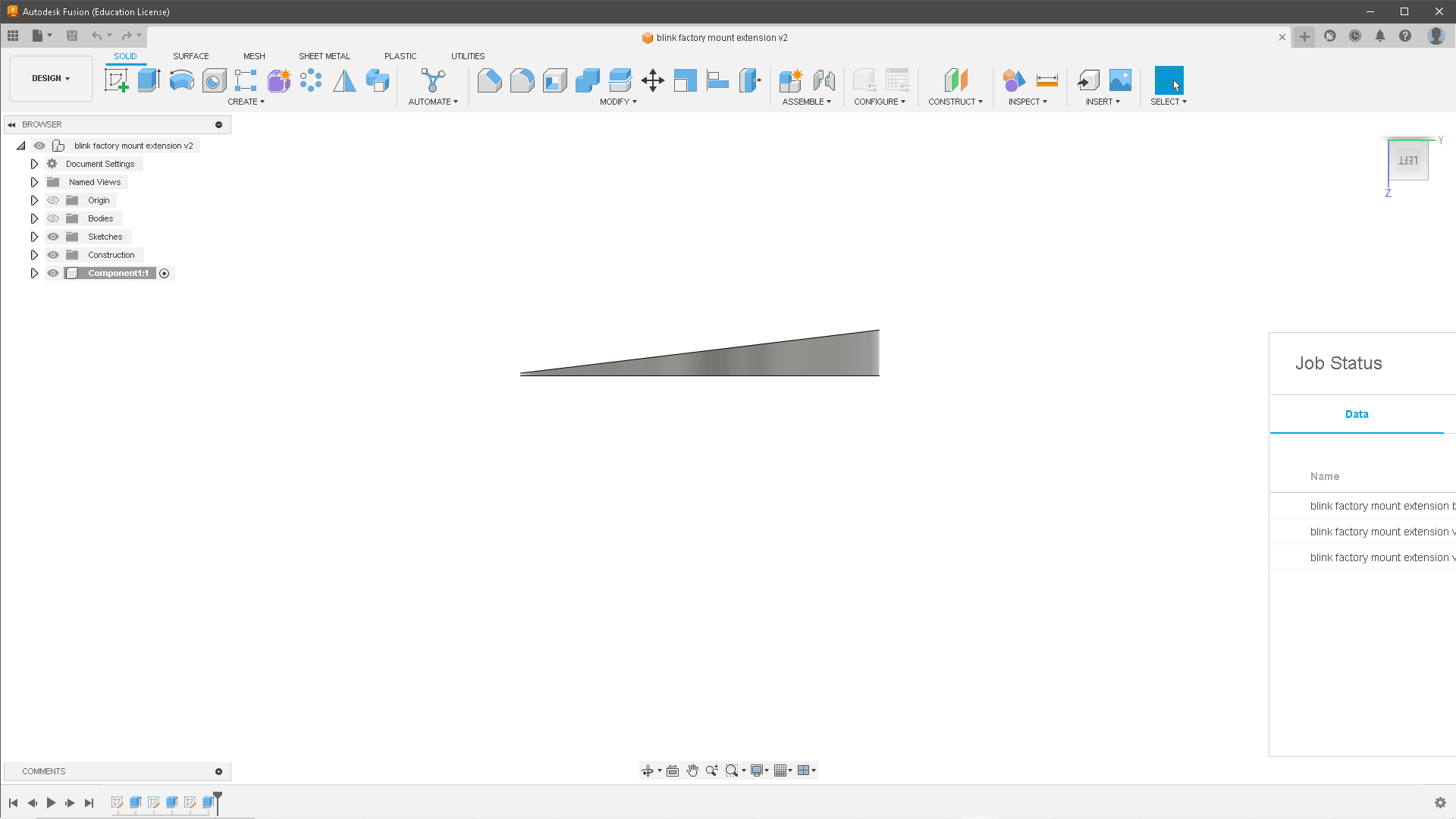 blink factory mount extension v1.stl 3d model